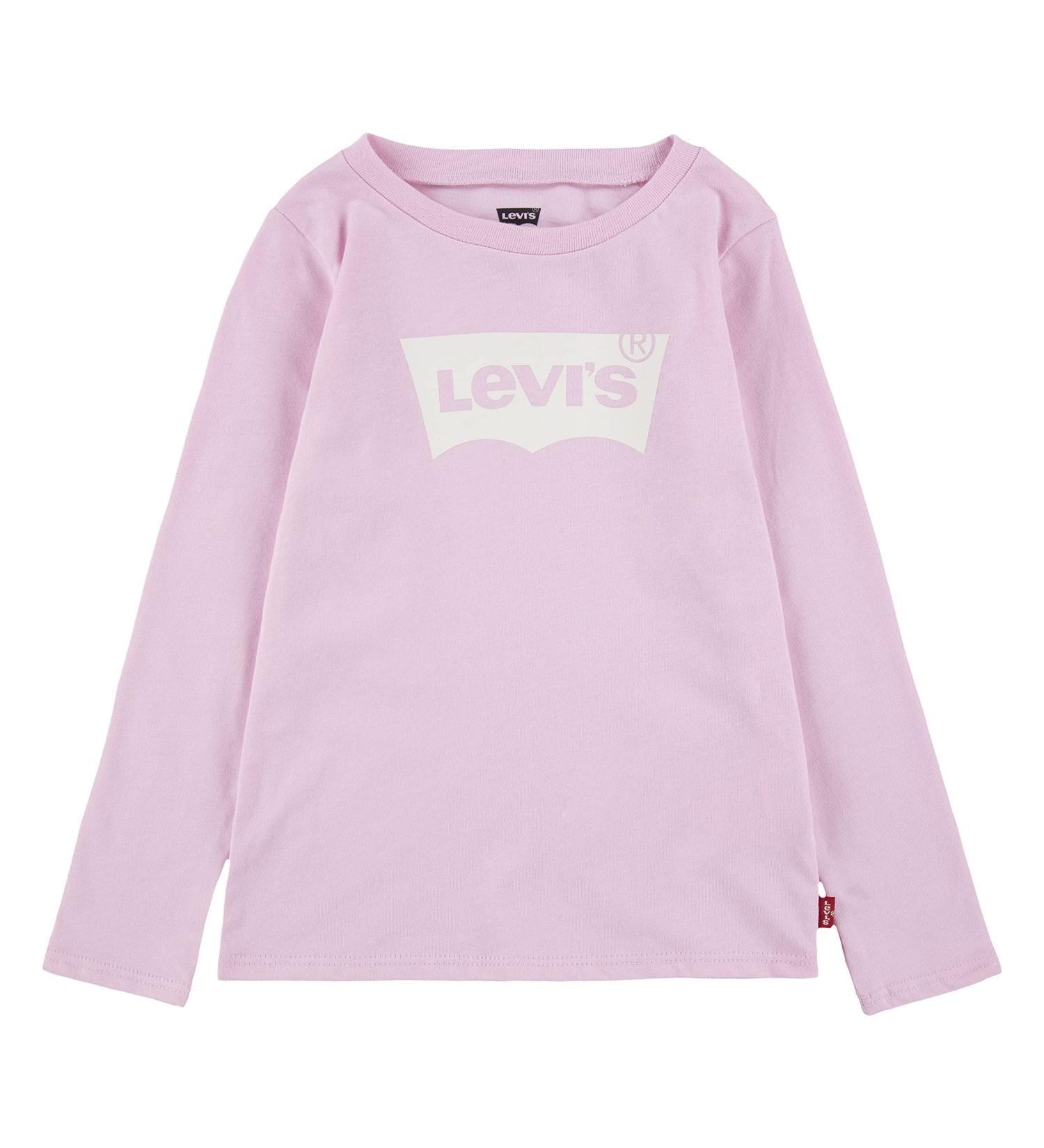 Levi's Kids Baby Girls Long Sleeve Batwing Tee - 3 Months, Roseate Spoonbill - Buy Online on GoSupps.com