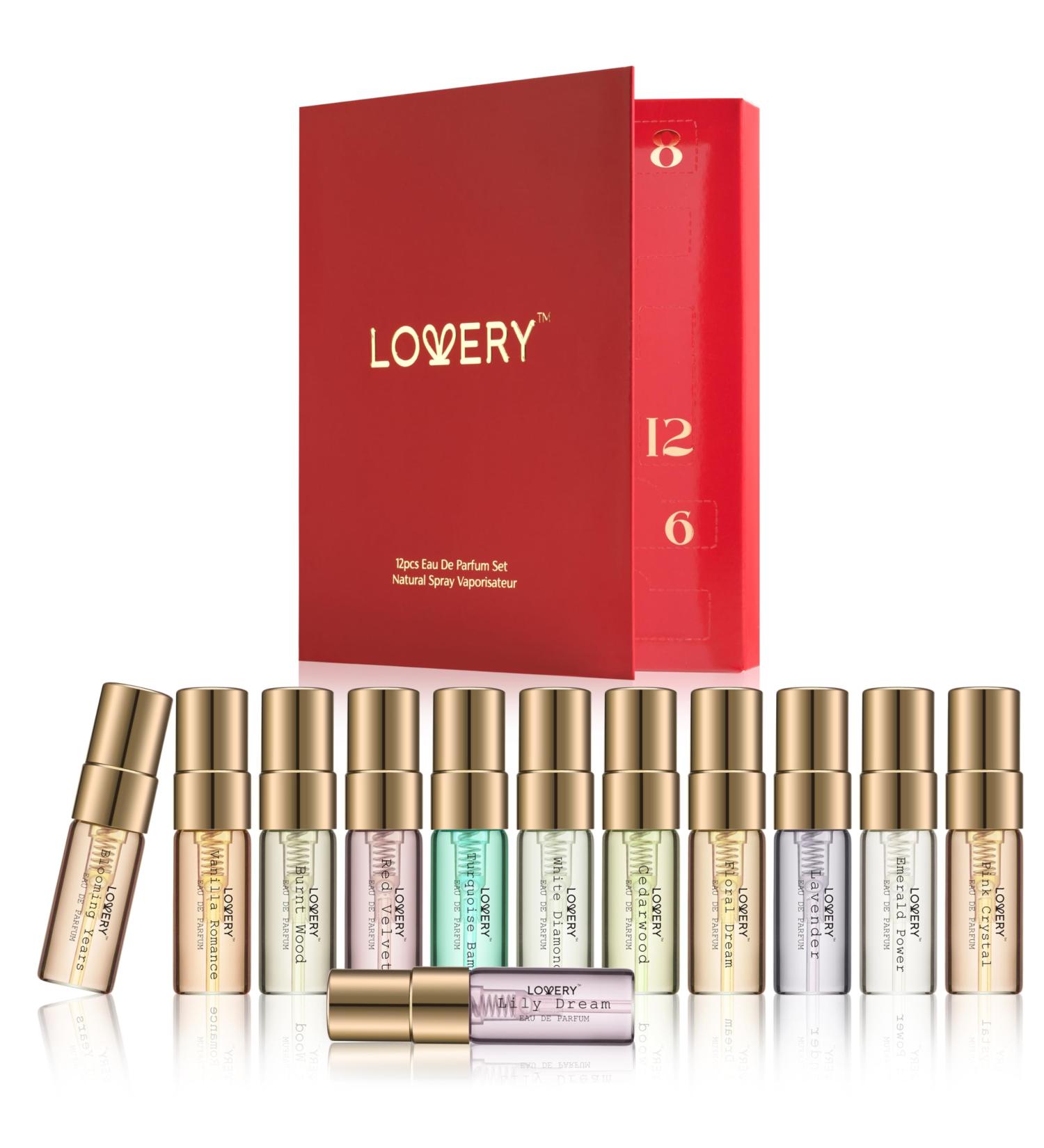 Valentines Gifts for Women Perfume Sampler for Women 12pc Perfumes for Women and Men Fragrance Sets Floral Perfume Samplers for Travel - Birthday Gifts for Women Gifts for Mom from Daughter - Buy Online on GoSupps.com