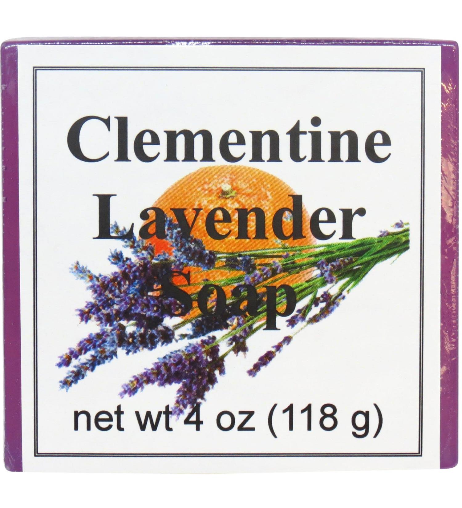 Clementine Lavender Glycerin Soap - Eclectic Lady - 4 oz - Natural Skincare for All Skin Types - International Shipping Available - Buy Online on GoSupps.com