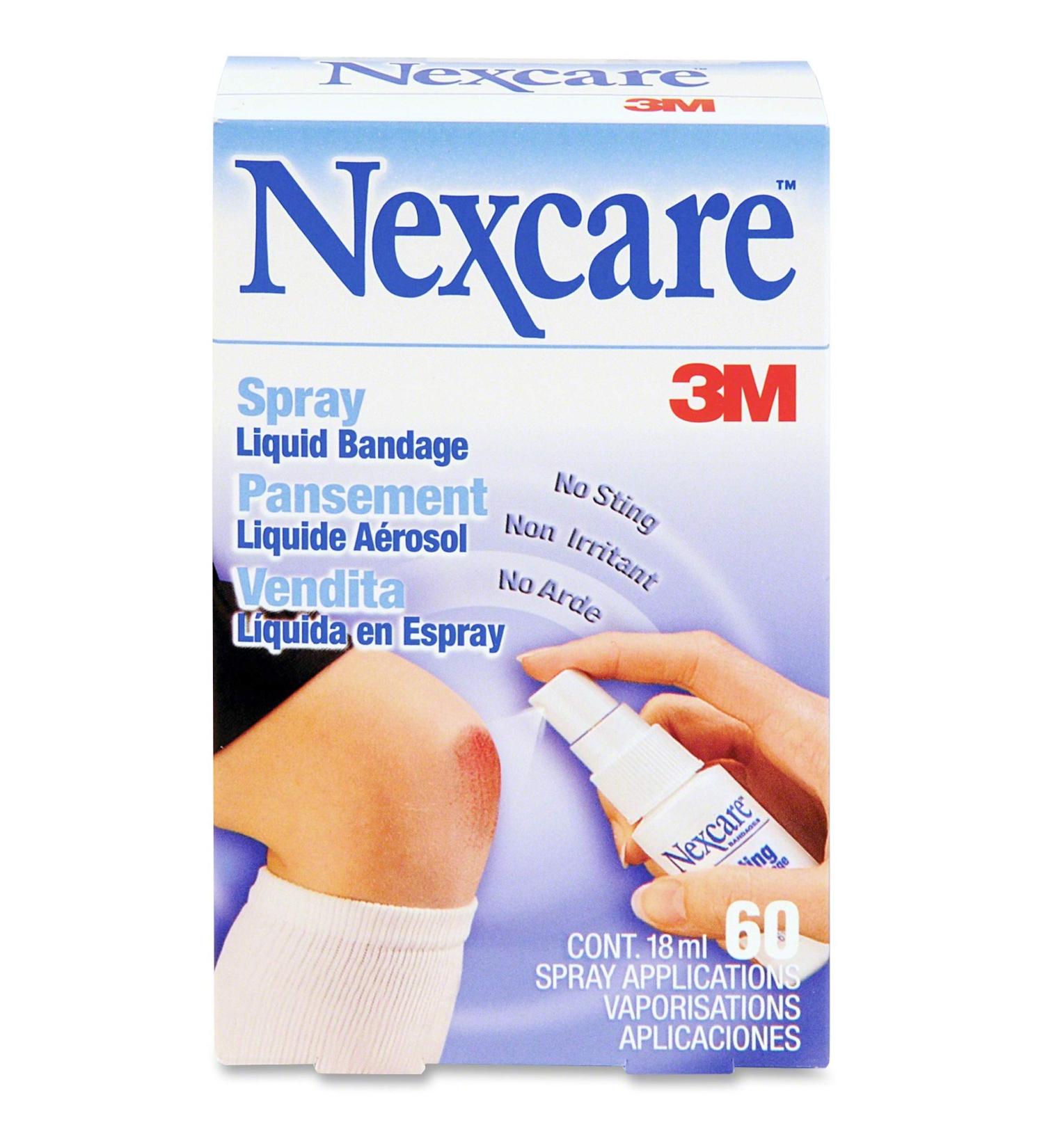 Nexcare, MMM11803, Spray Liquid Bandage, 1 Each, Clear