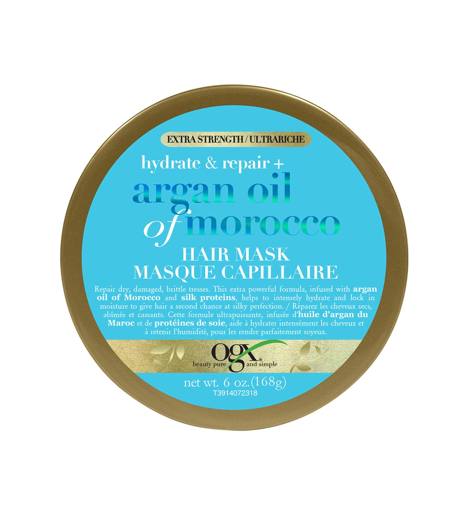 OGX Hydrate & Repair Argan Oil Of Morocco Hair Mask With Extra Strength 168g - Buy Online on GoSupps.com