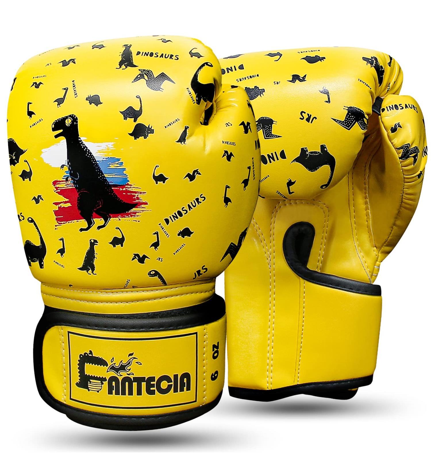 Shop Fantecia 6 oz Kids Boxing Gloves - Ideal for Ages 3-8 | Youth Kickboxing Training Gloves for Punching Bags - Buy Online on GoSupps.com