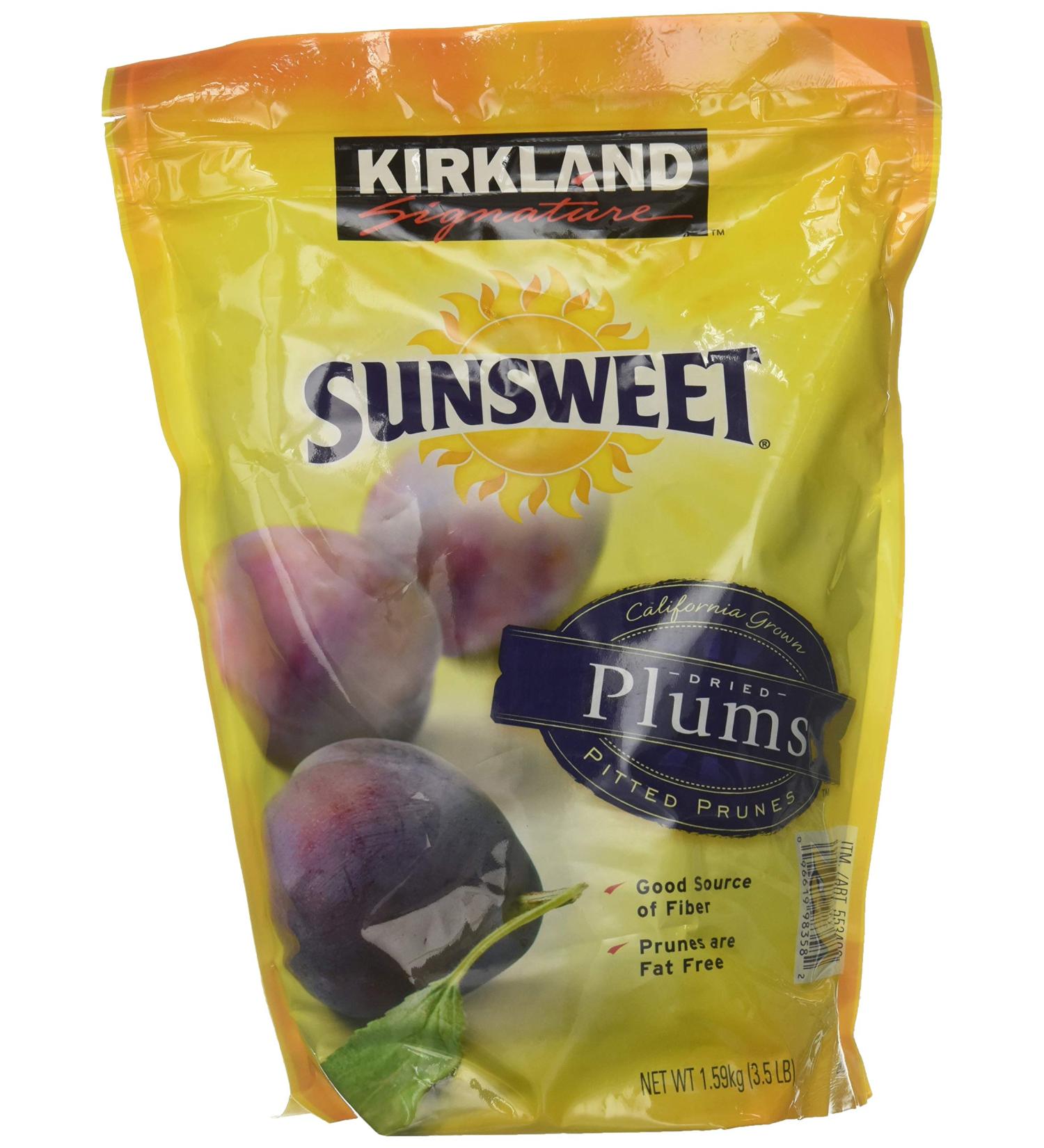 Kirkland Signature SUNSWEET Dried Plums (7 lb) - Premium Quality Snack for Health and Wellness - Buy Online on GoSupps.com