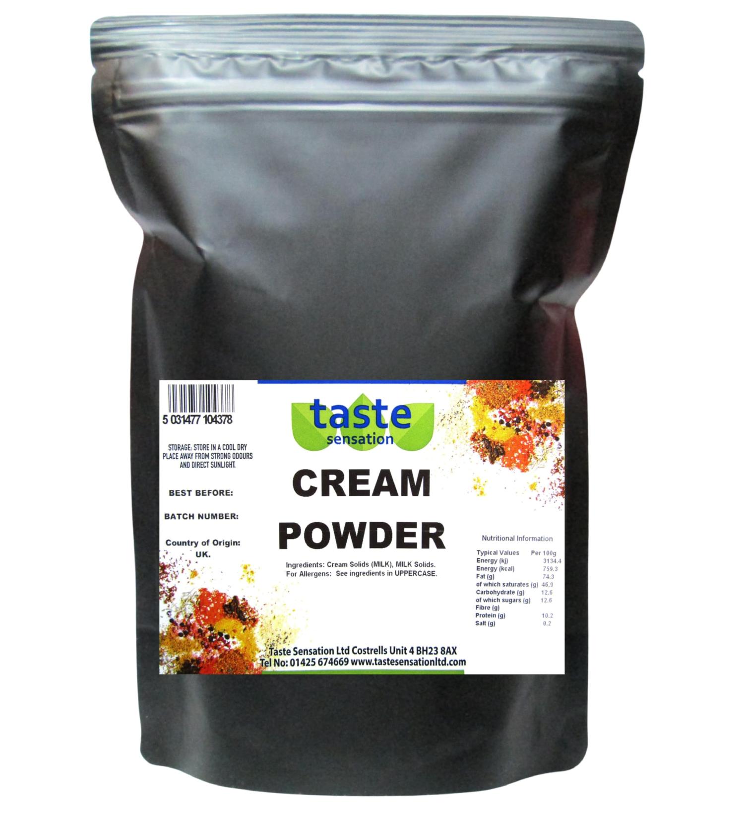 Cream Powder - 1kg Resealable Pouch - Buy Online on GoSupps.com