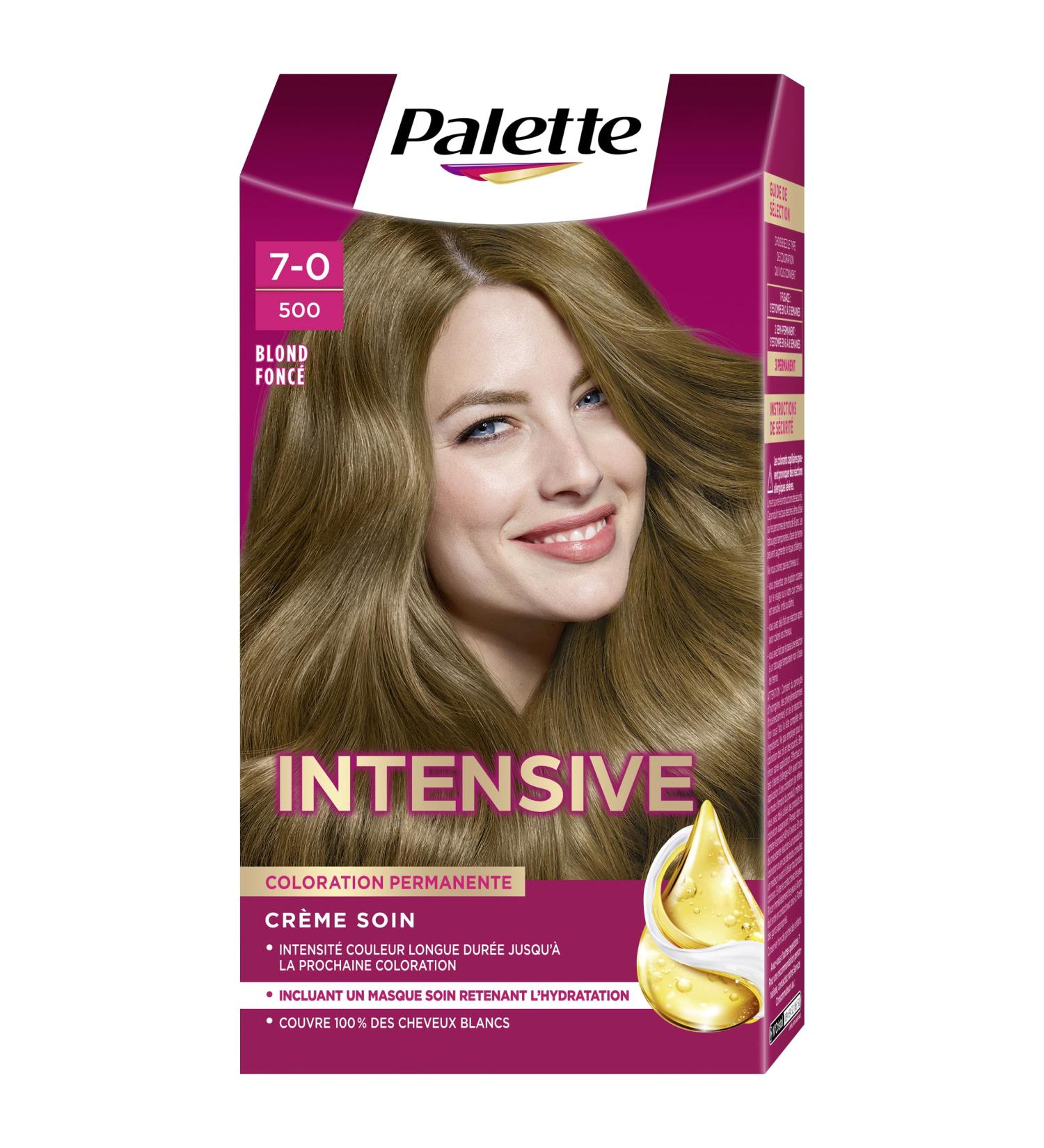 Schwarzkopf Palette Permanent Hair Color Cream Treatment Covers 100 Percent of White Hair Lasts 8 Weeks Dark Blonde 500 1 Unit - Buy Online on GoSupps.com