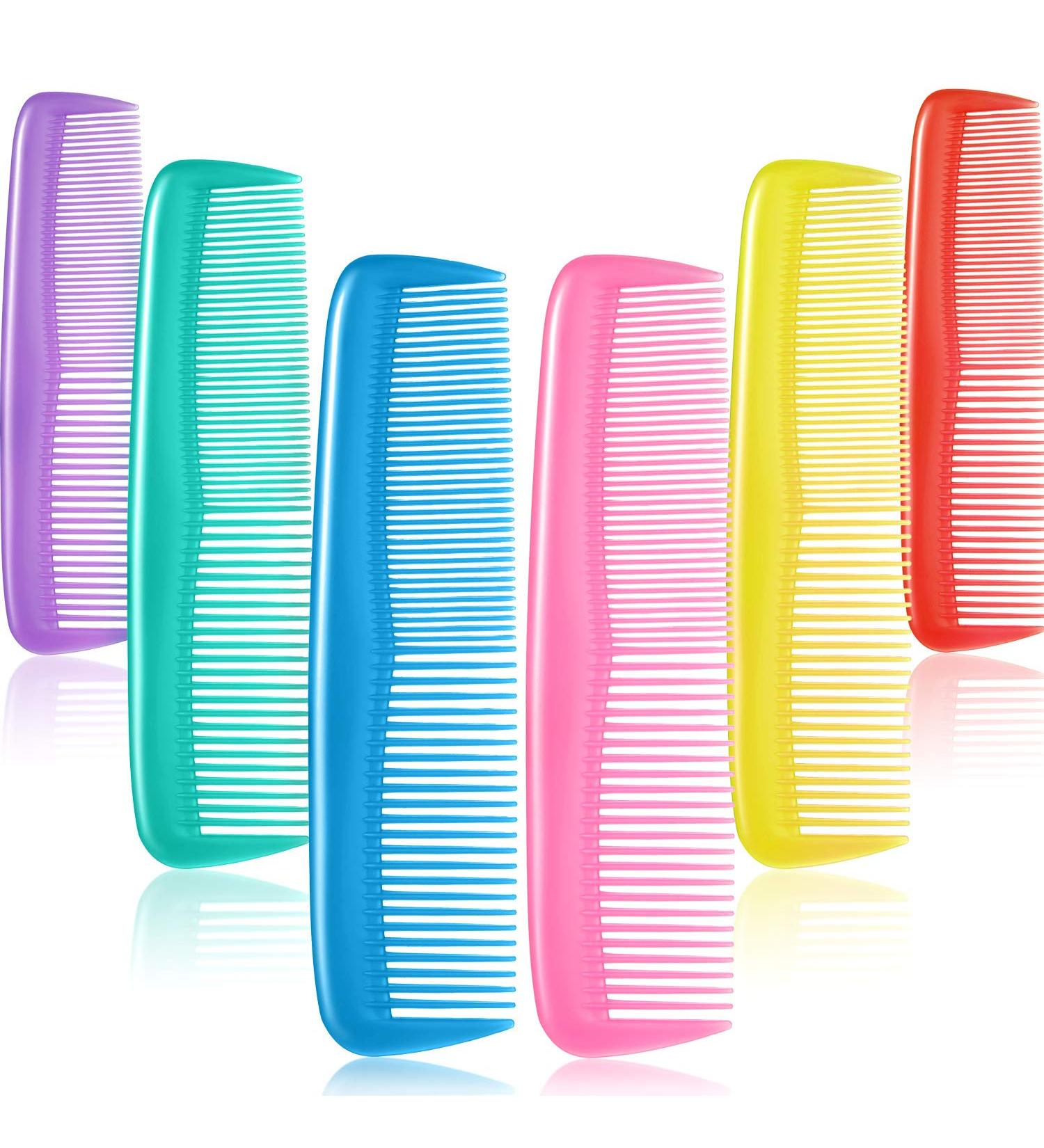 48-Piece Colorful Hair Combs Set for Women and Men - Coarse and Fine Dressing Combs - Buy Online on GoSupps.com