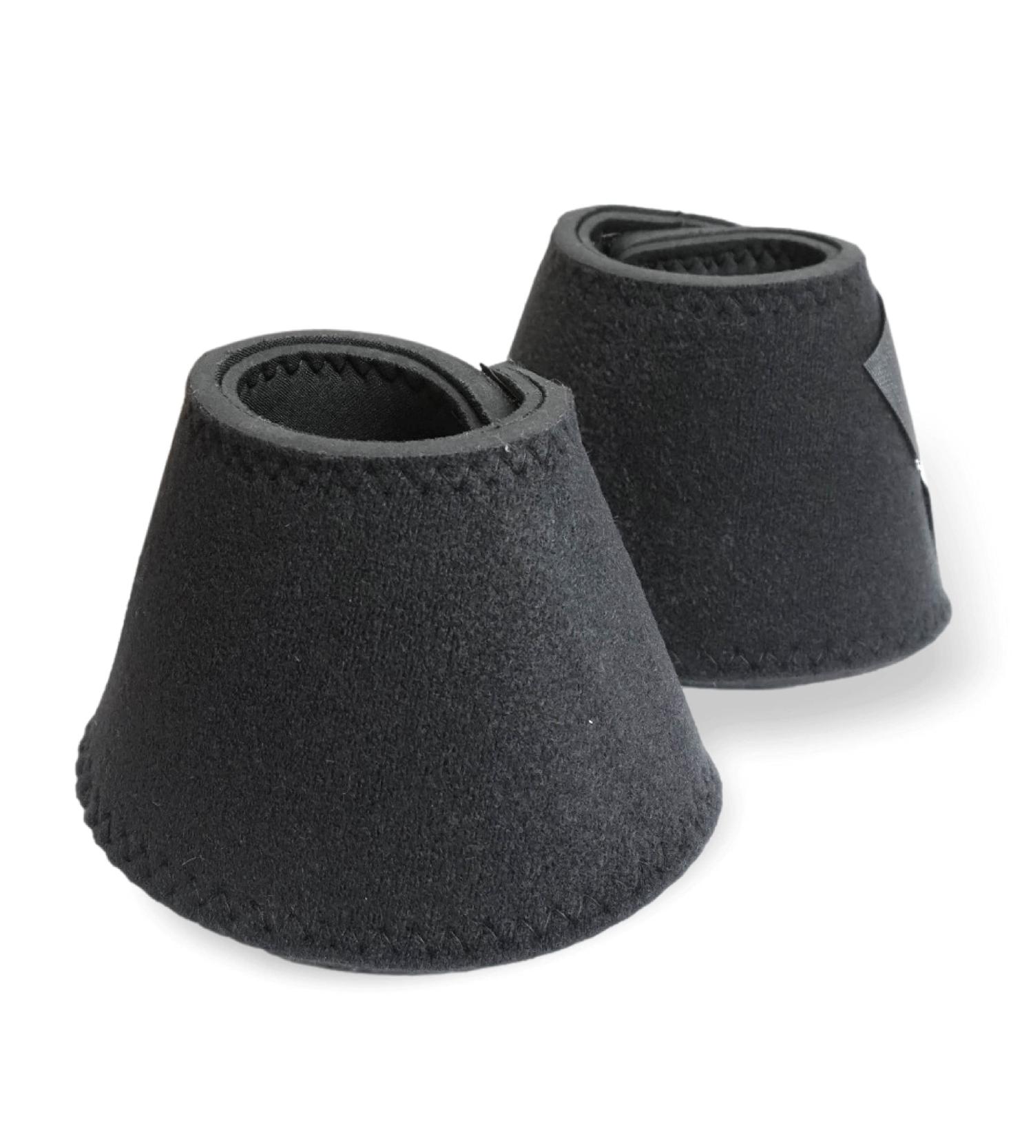 Hoof Bells for Horses & Ponies | Neoprene Jumping Protection S-XL | Black Warmblood Cold Blood Thoroughbred | Durable Hoof Guard for Riding & Pasture - Buy Online on GoSupps.com