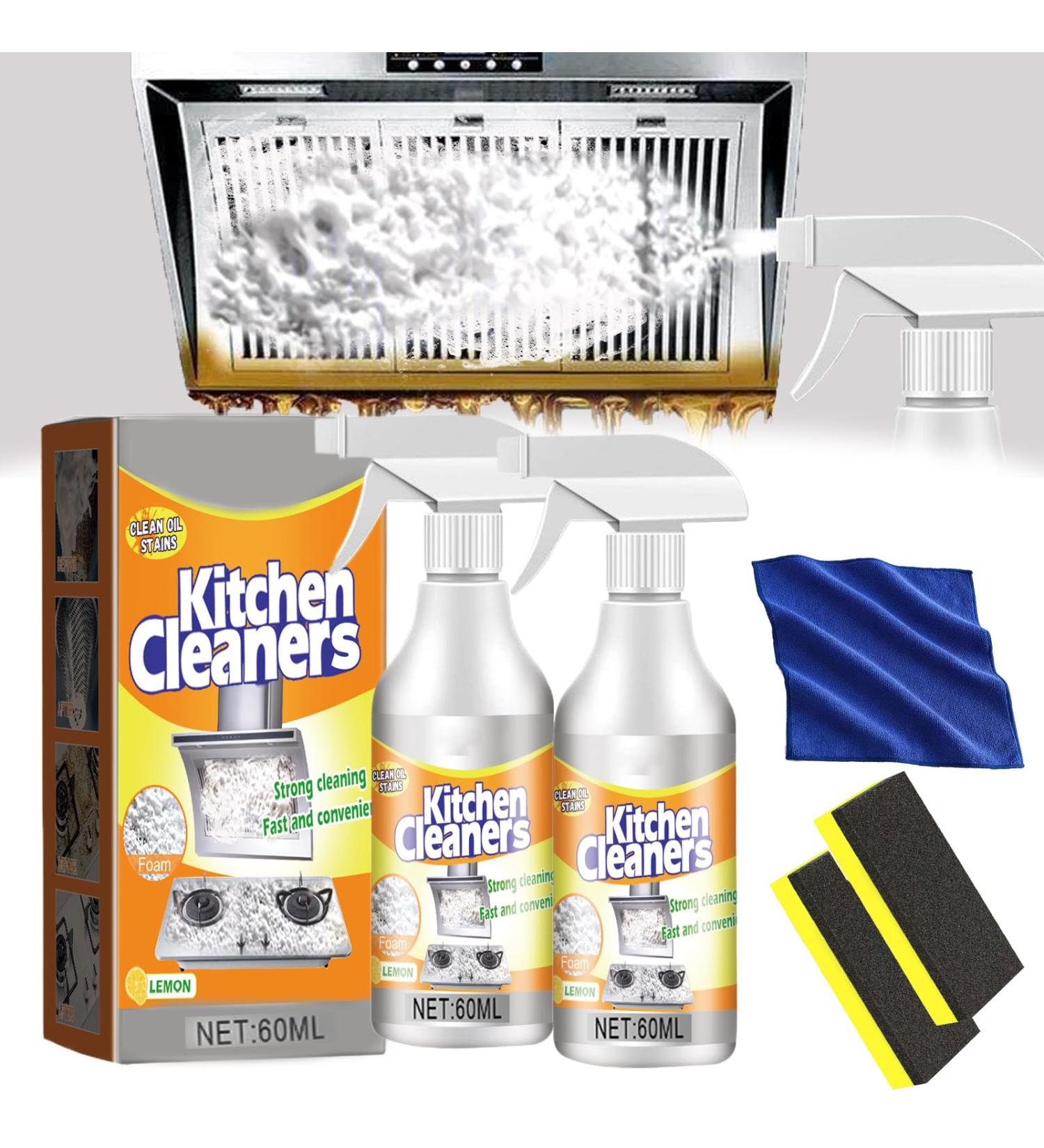 Sciasi Kitchen Foam Cleaner Sciasi Foam Spray for Bathroom Sciasi Foam Spray Sciasi Foam Spray All Purpose Cleaner Multi-purpose Foam Cleaner Splash Foam Spray Oven Cleaner (2 Set) Set 2 - Buy Online on GoSupps.com