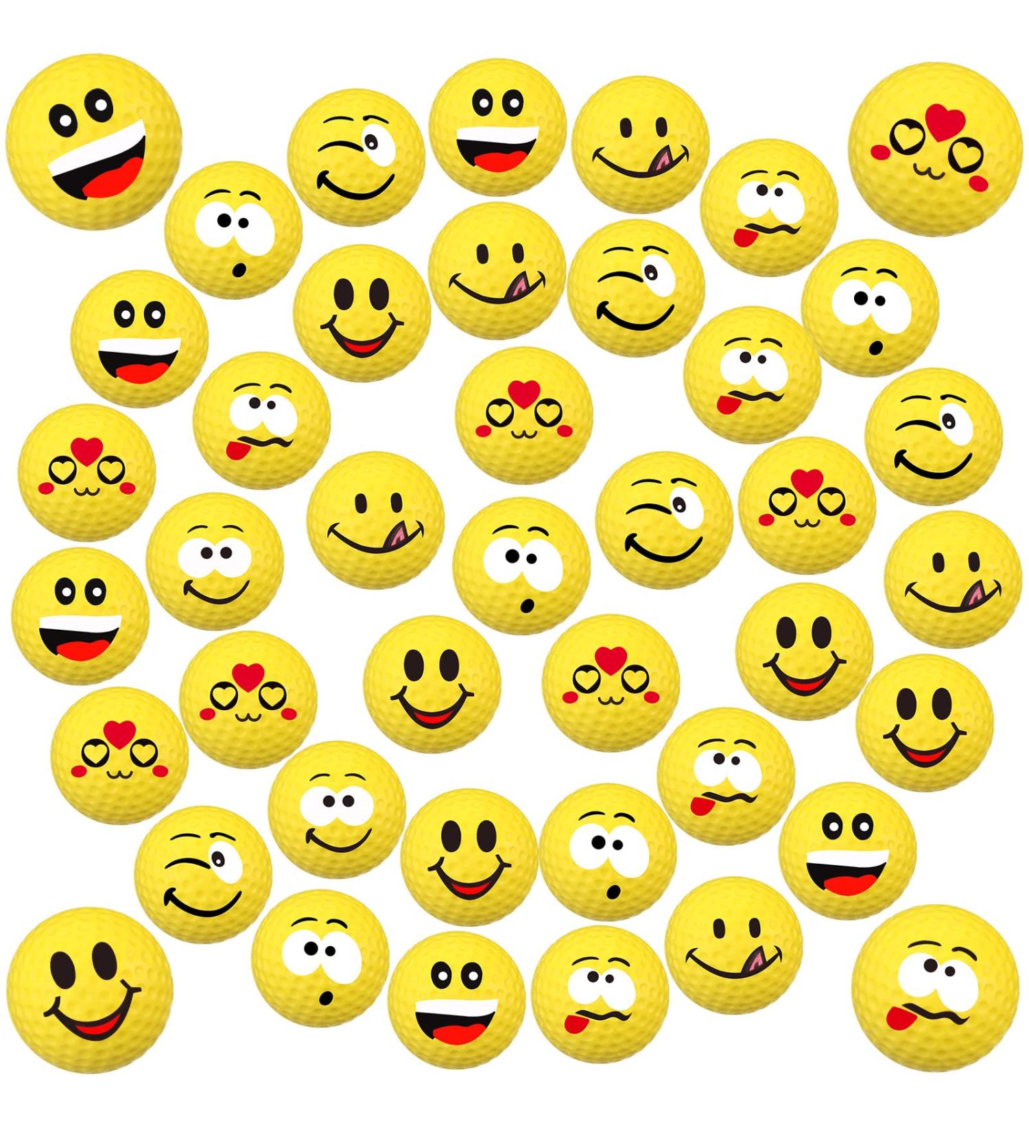 Jerify Mini Golf Stress Balls - 40 Pieces Yellow Foam Practice Balls for Kids, Men, Women - Sports Party Favors and Gift Bag Fillers - Buy Online on GoSupps.com