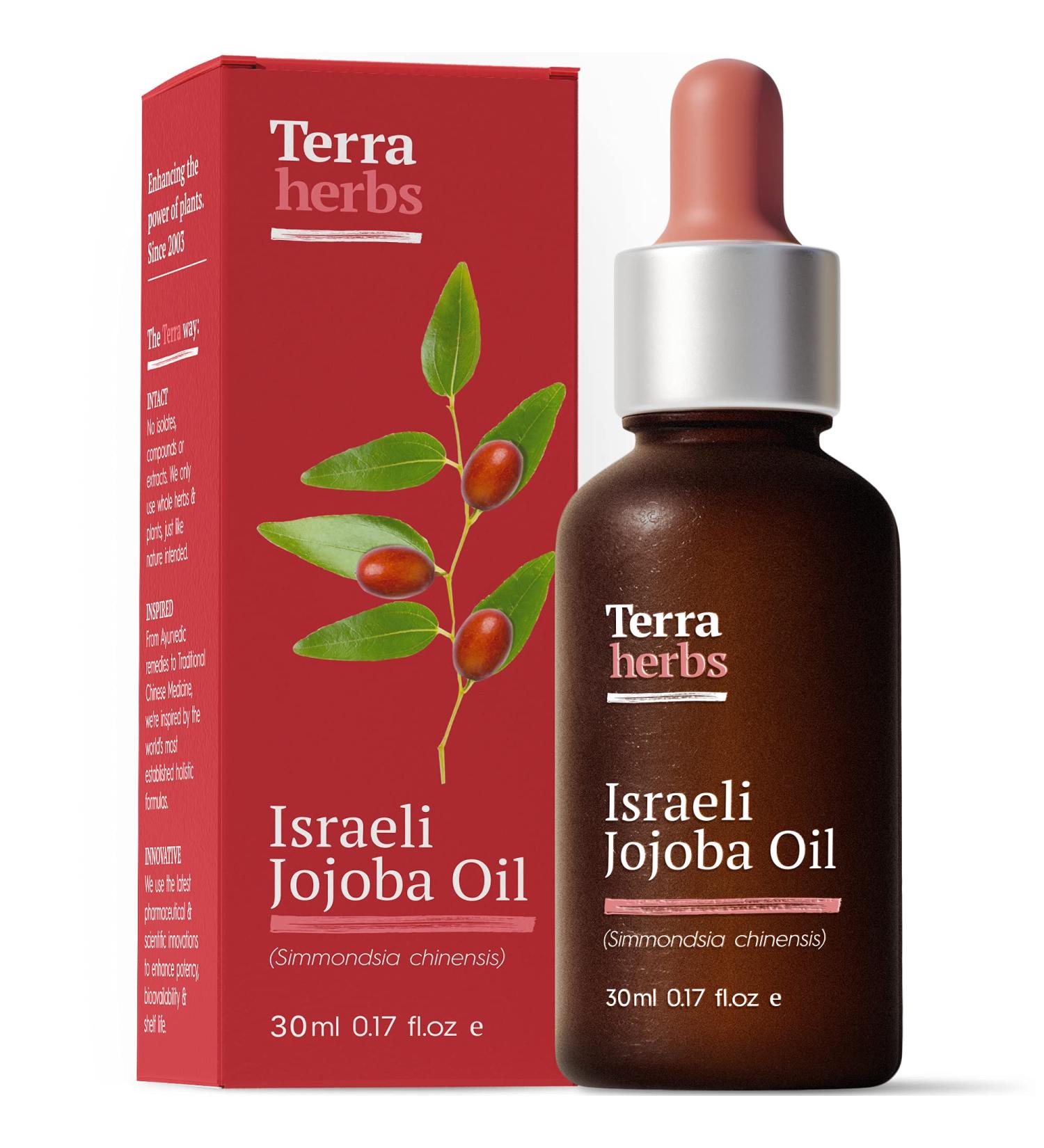 Jojoba Oil - 100% PURE Unrefined Jojoba Oil for Face Organic Jojoba Oil for Hair Hydrates Fights Blemishes and Regulates Sebum Production Jojoba Oil for Skin Cold-Pressed Jojoba Oil Organic - Buy Online on GoSupps.com
