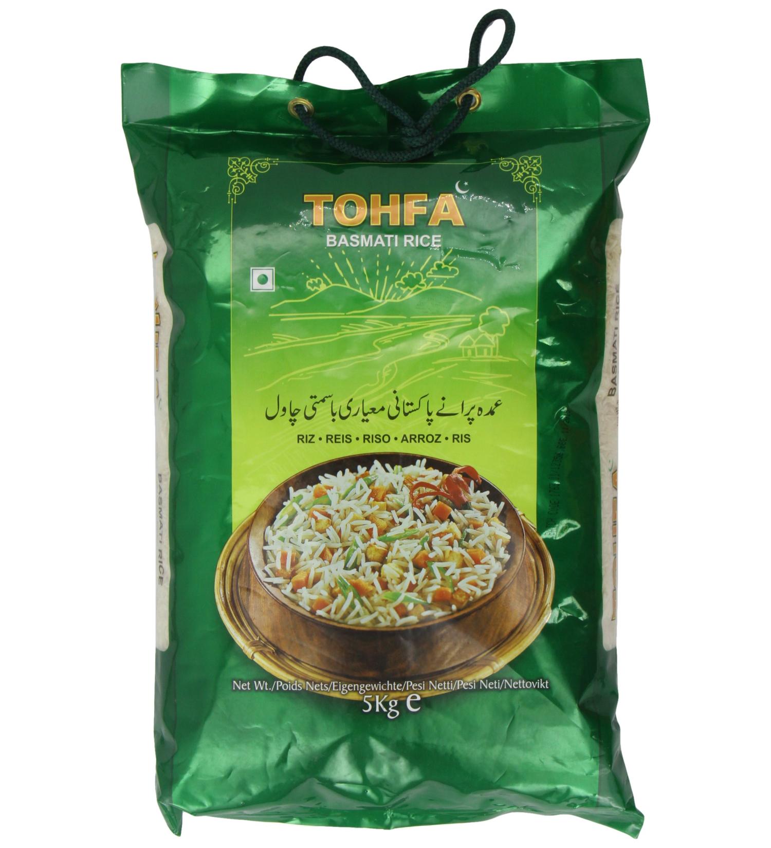 Tohfa Basmati Rice 5 kg - Buy Online on GoSupps.com