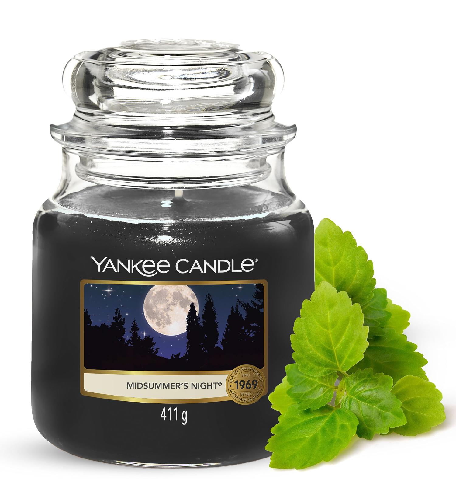 Yankee Candle Midsummers Night PC Gaming Headset Glass Medium Jar Candle - Buy Online on GoSupps.com