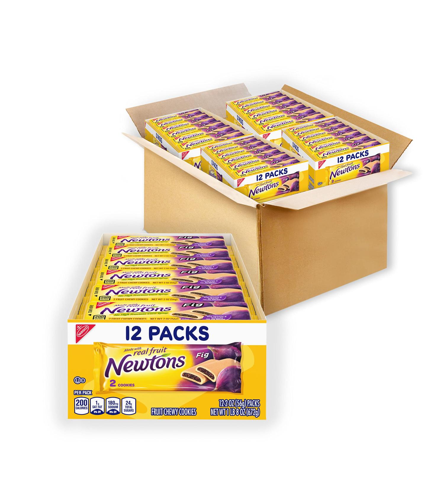 Newton's Soft & Fruit Chewy Fig Cookies - 48 Packs, 2 Oz Each - 2 Cookies Per Pack - Buy Online on GoSupps.com