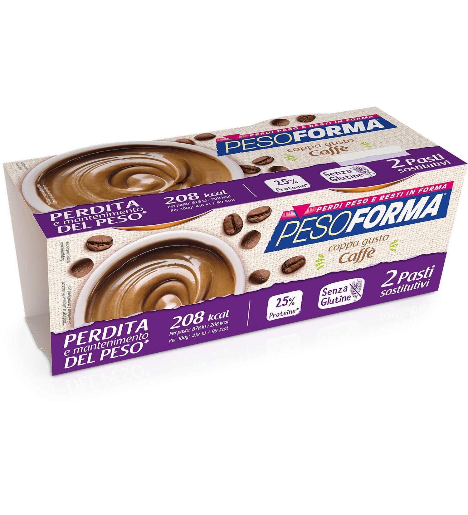 Pesoforma Pesoforma Coupe coffee flavour meal replacement for weight loss and maintenance 420 g (2 x 210 g)