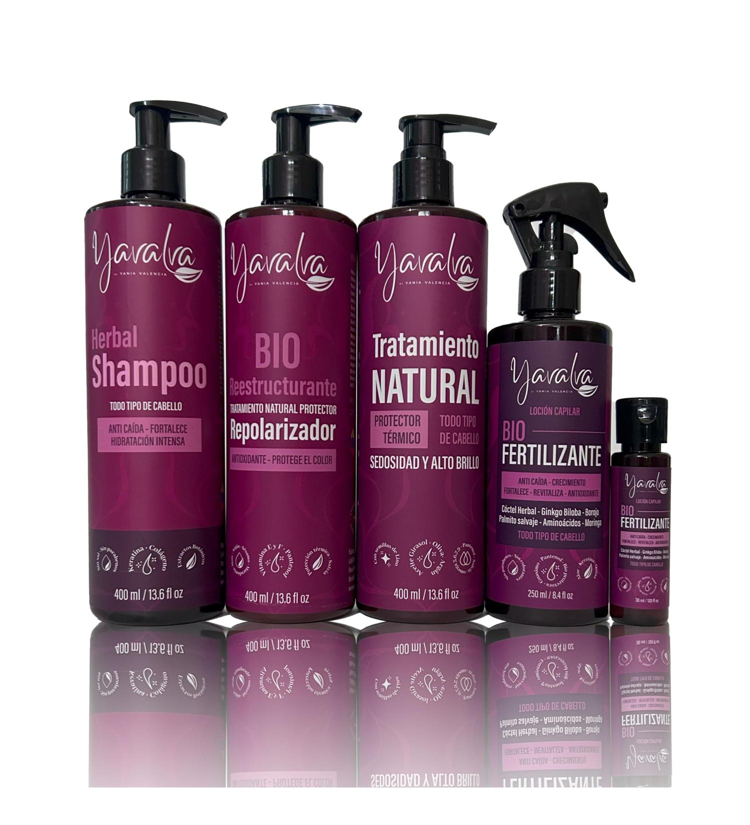 YAVALVA Hair Care Kit 3x3 for All Hair Types - Vegan Products by Yania Valencia | International Shipping - Buy Online on GoSupps.com