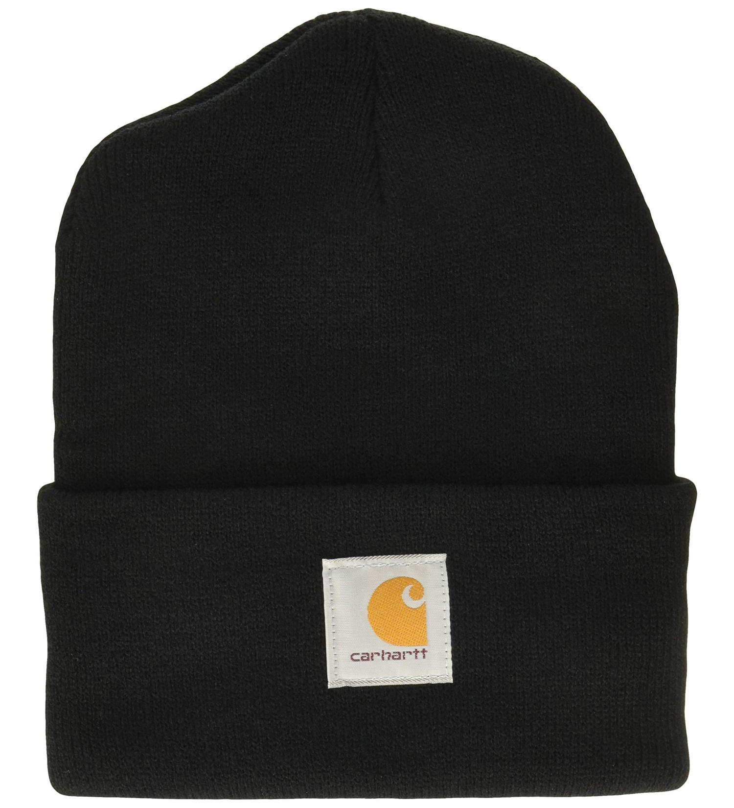 Carhartt Men's Knit Cuffed Beanie - Black | One Size - Buy Online on GoSupps.com