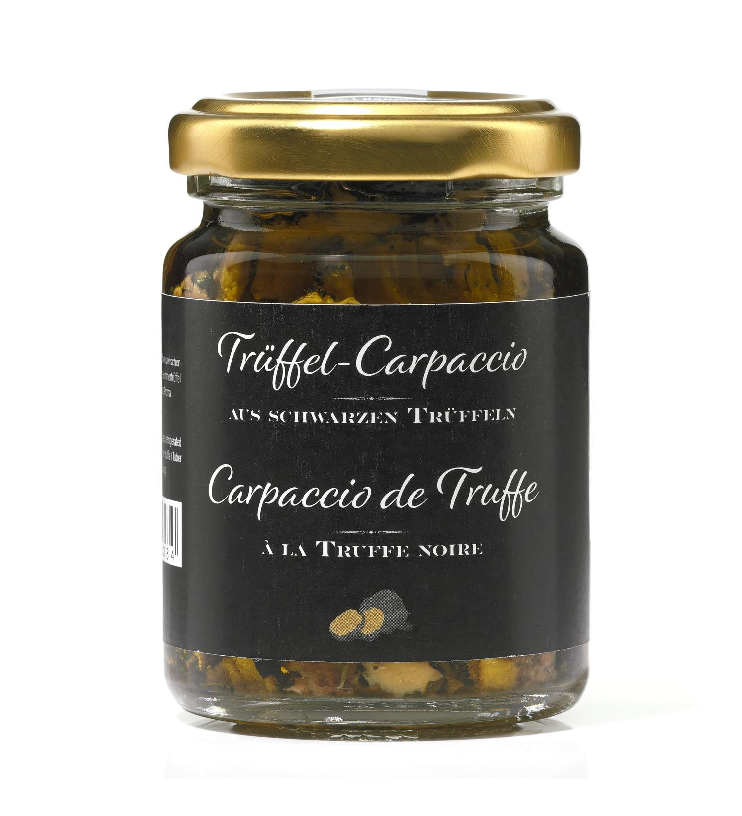 Truffle carpaccio with real black truffle and extra virgin olive oil 90 g. Vegan and gluten free - Buy Online on GoSupps.com