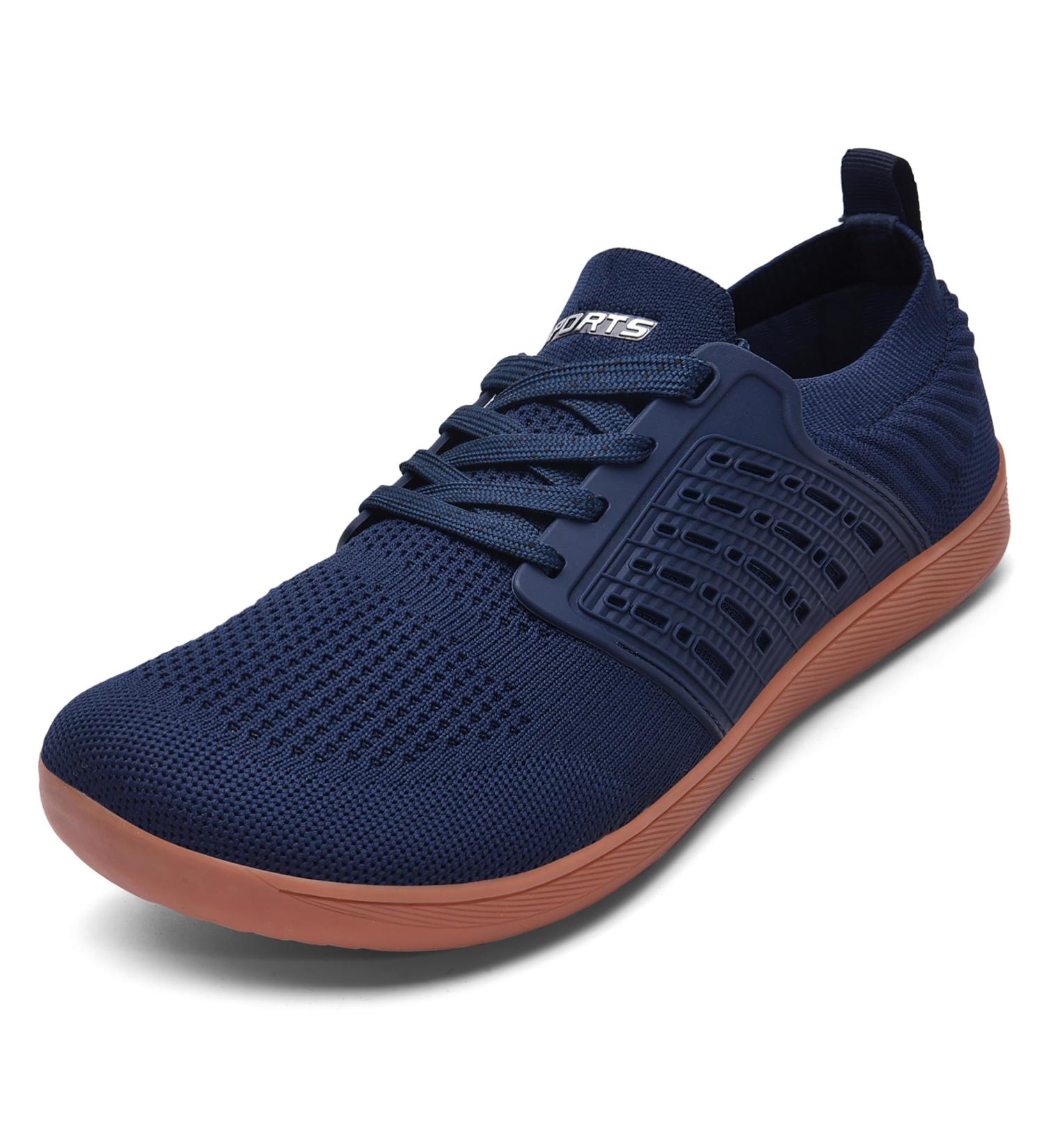 Shop Ashion Unisex Barefoot Shoes - Wide Fit Trail & Running Shoes for Men & Women | EU Size 39 - B Blue & Brown - Buy Online on GoSupps.com