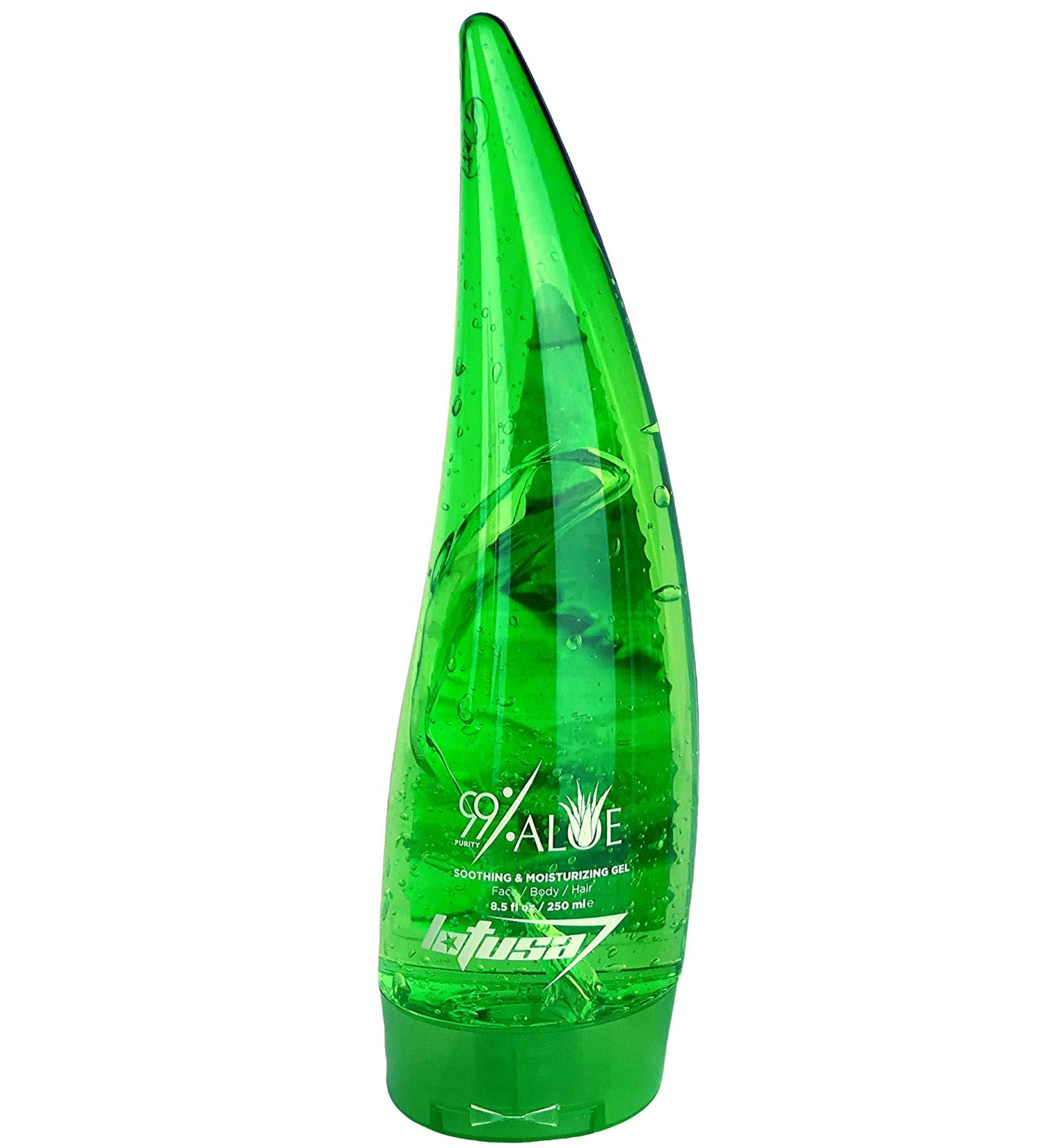 99% Purity Aloe Vera Gel for Face Body and Hair & Soothing Moisture After-Sun Aftershave Dry Skin (250ml) 250 ml (Pack of 1) - Buy Online on GoSupps.com