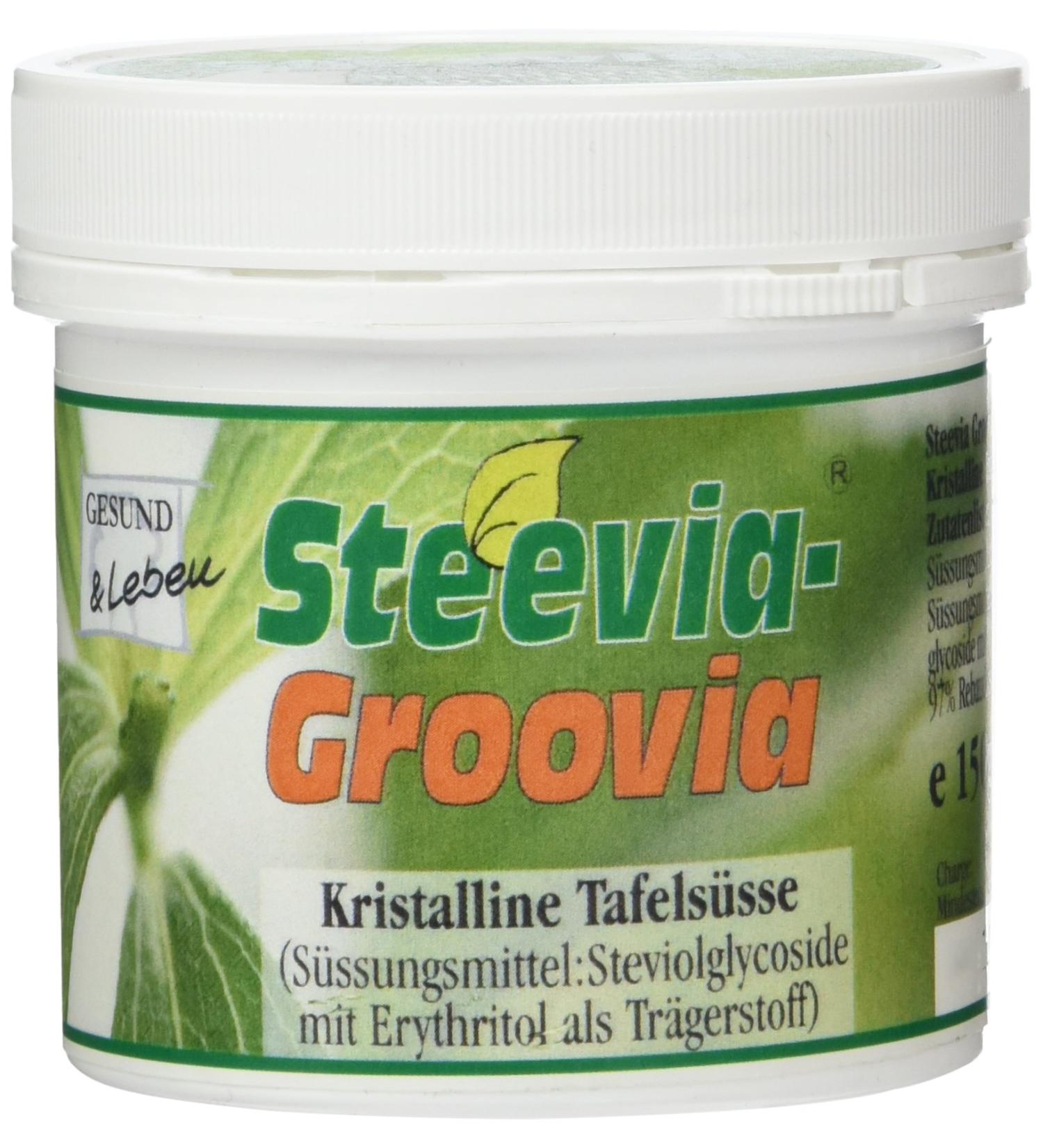 Gesund&Leben Steevia Groovia 150g - Pure White Crystalline Powder for Sweetening | Buy Now! - Buy Online on GoSupps.com