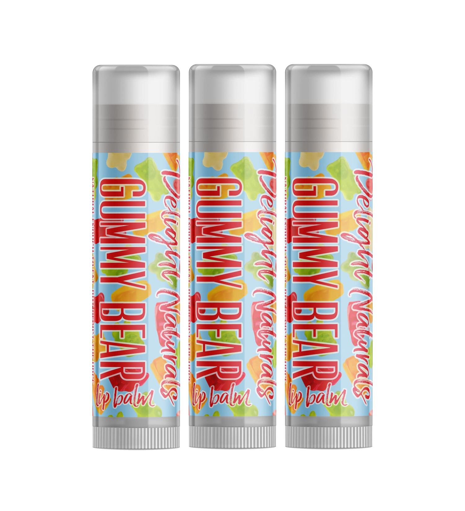 Gummy Bear Lip Balm - Set of Three