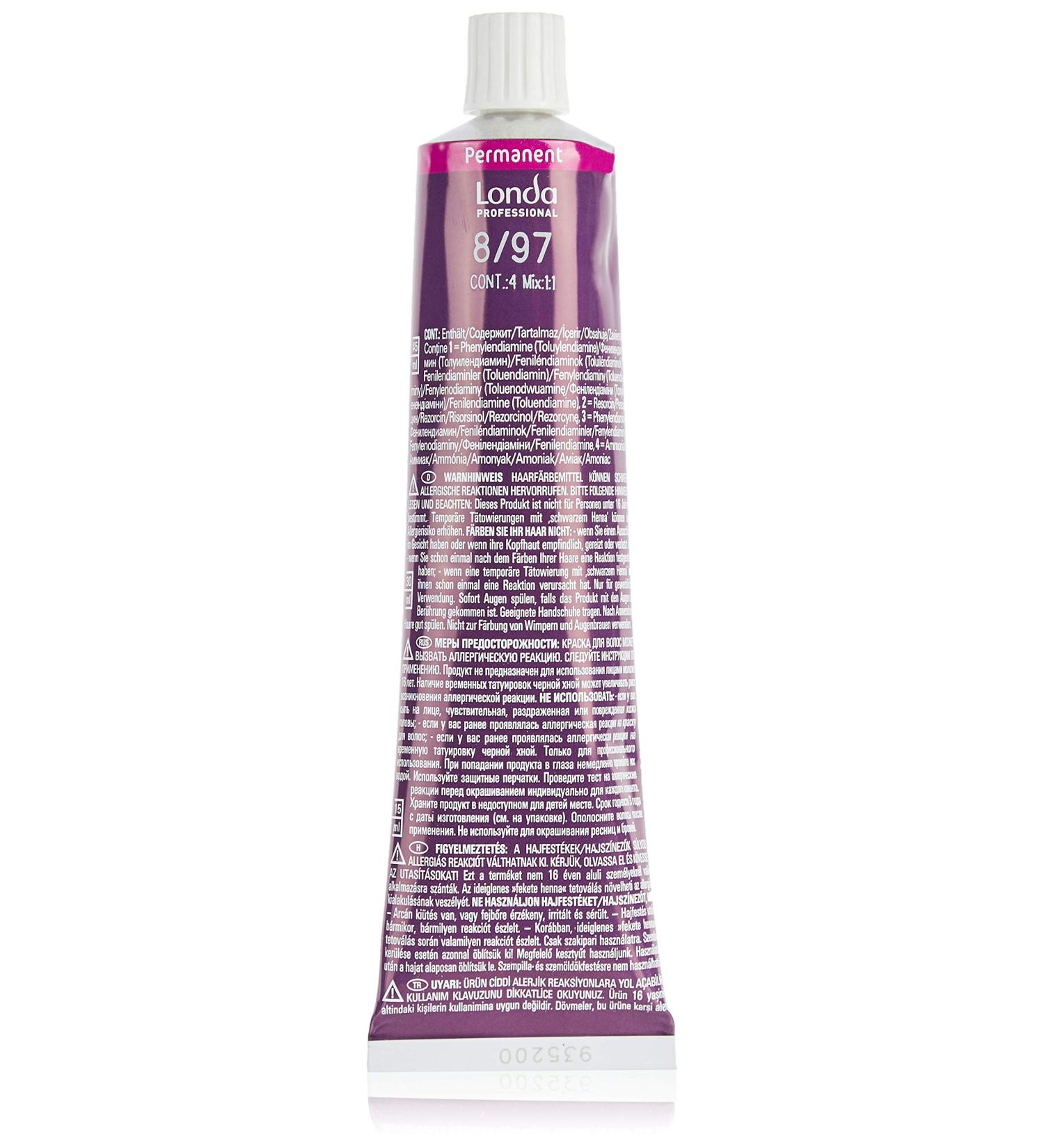 Londa Permanent Hair Color Cream 8/97 Morning Cappuccino - 60 ml | Buy Online Internationally - Buy Online on GoSupps.com