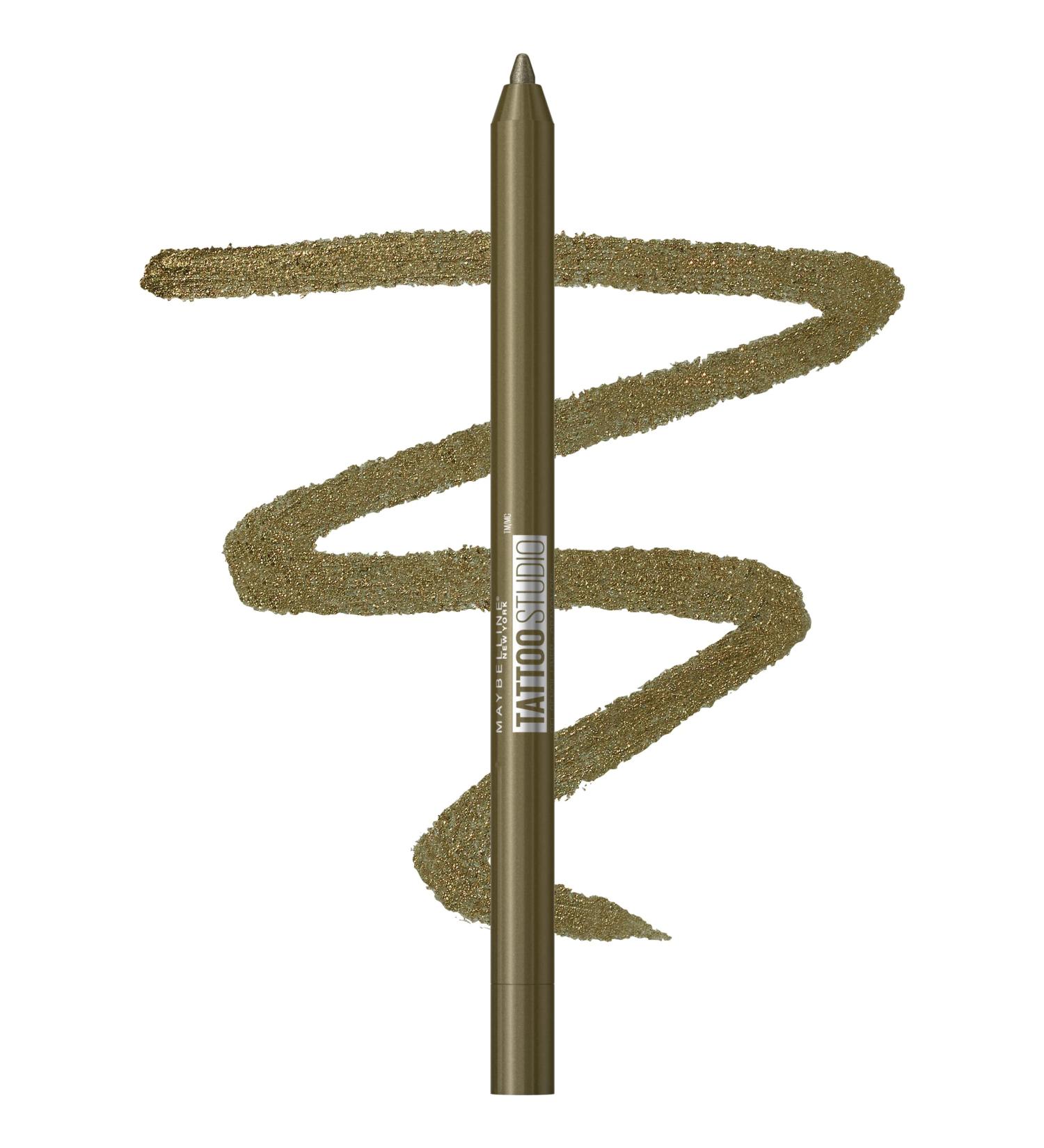 Maybelline Tattoo Studio Long-Lasting Eyeliner Pencil - Waterproof Emerald Lights - Buy Online on GoSupps.com