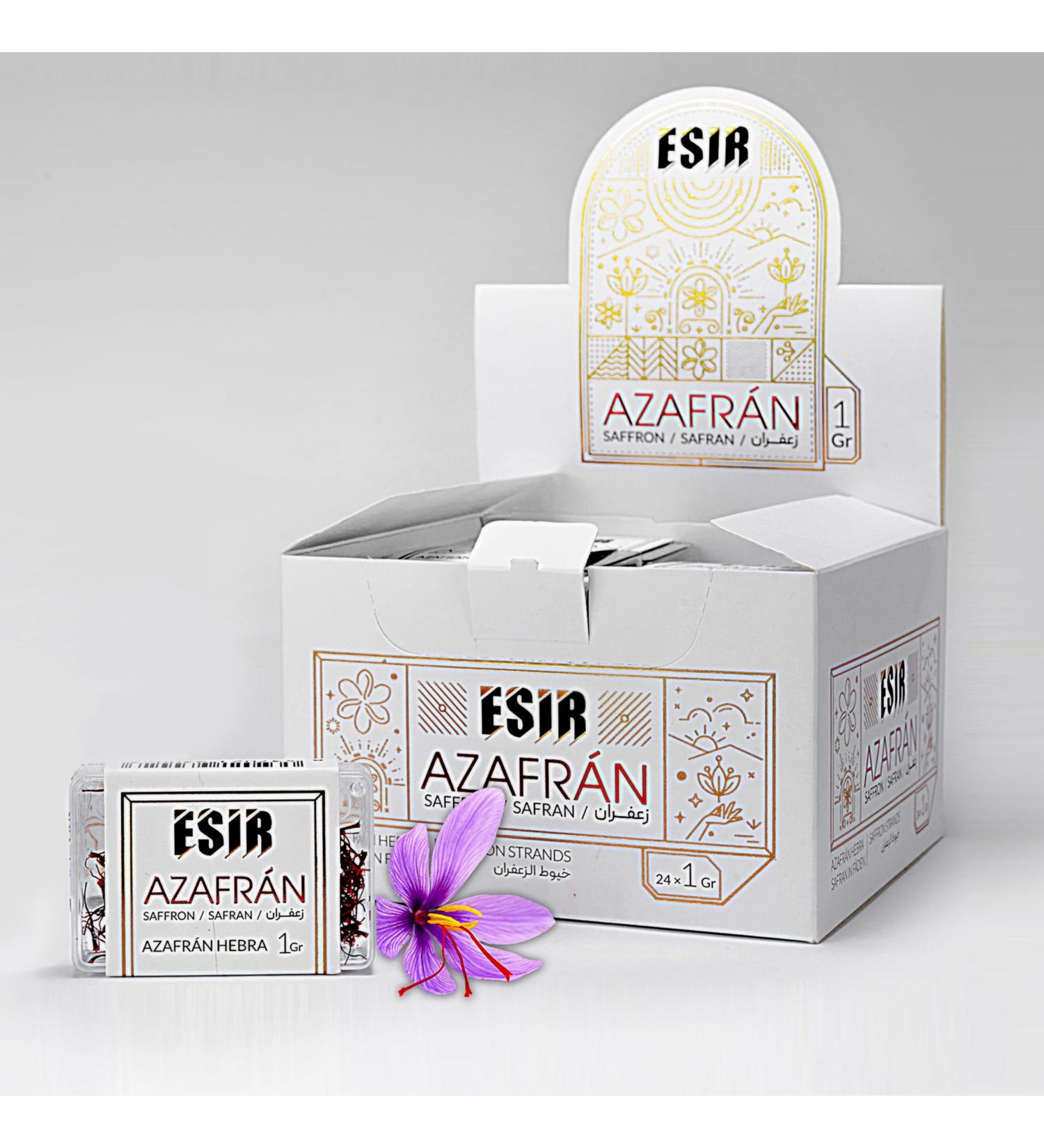 Esir Saffron Pushal Saffron Yarn 100% Pure & Natural | Saffron Pistils | All Authentic Saffron Red |1.1 g - Pack of 24| - Buy Online on GoSupps.com