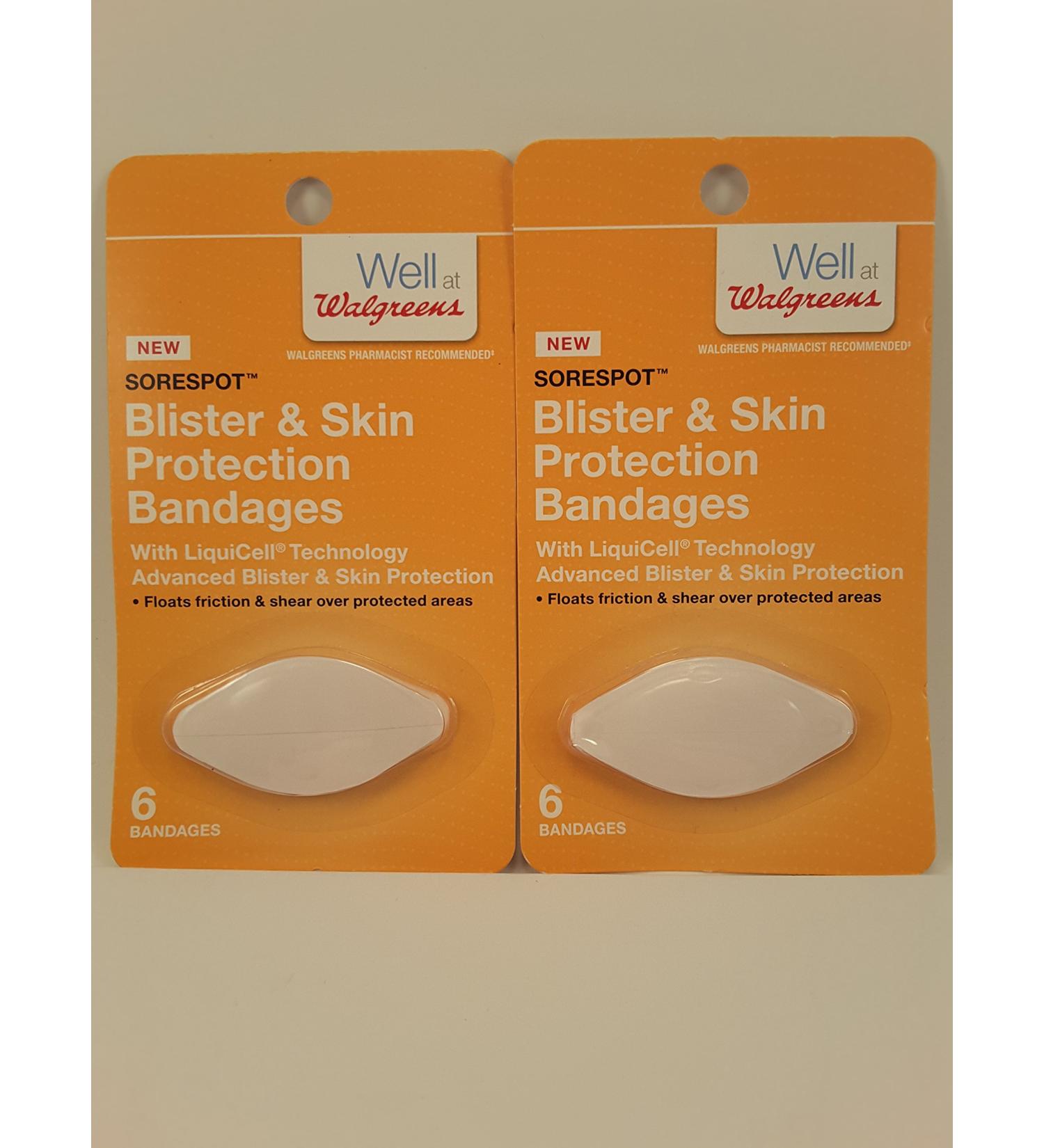 Walgreens Corn Callus and Blister Protection Bandages- (2 Packages of 6 Count Each)