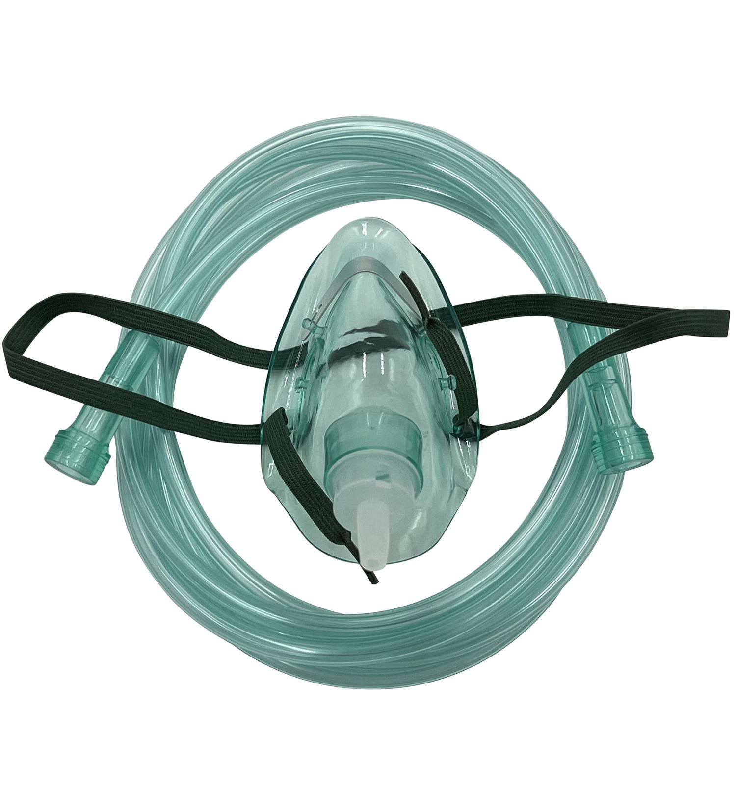 Pediatric Oxygen Mask with 6.8ft Crush Resistant Tubing - Standard Size - Buy Online on GoSupps.com
