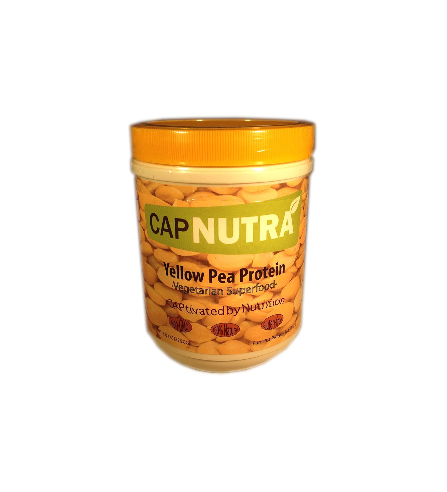 Pea Protein Powder 8 oz | Keto Vegan Non-GMO Gluten-Free Dairy-Free Isolate - Buy Online on GoSupps.com