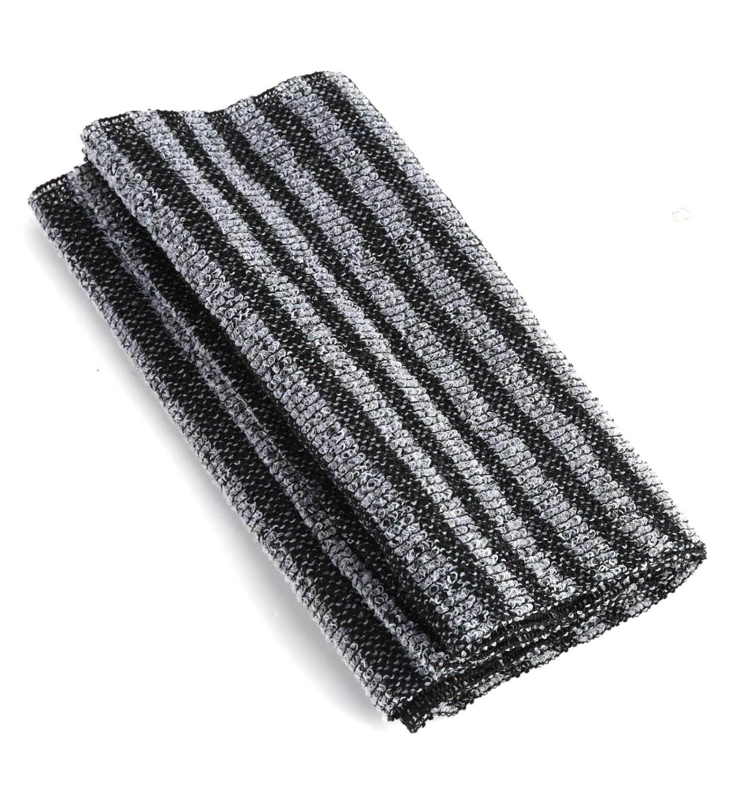 Exfoliating Body Towel Scrubber for Men and Women - Shower Wash Cloth Loofah Back Scrubber for Skin Care - Buy Online on GoSupps.com