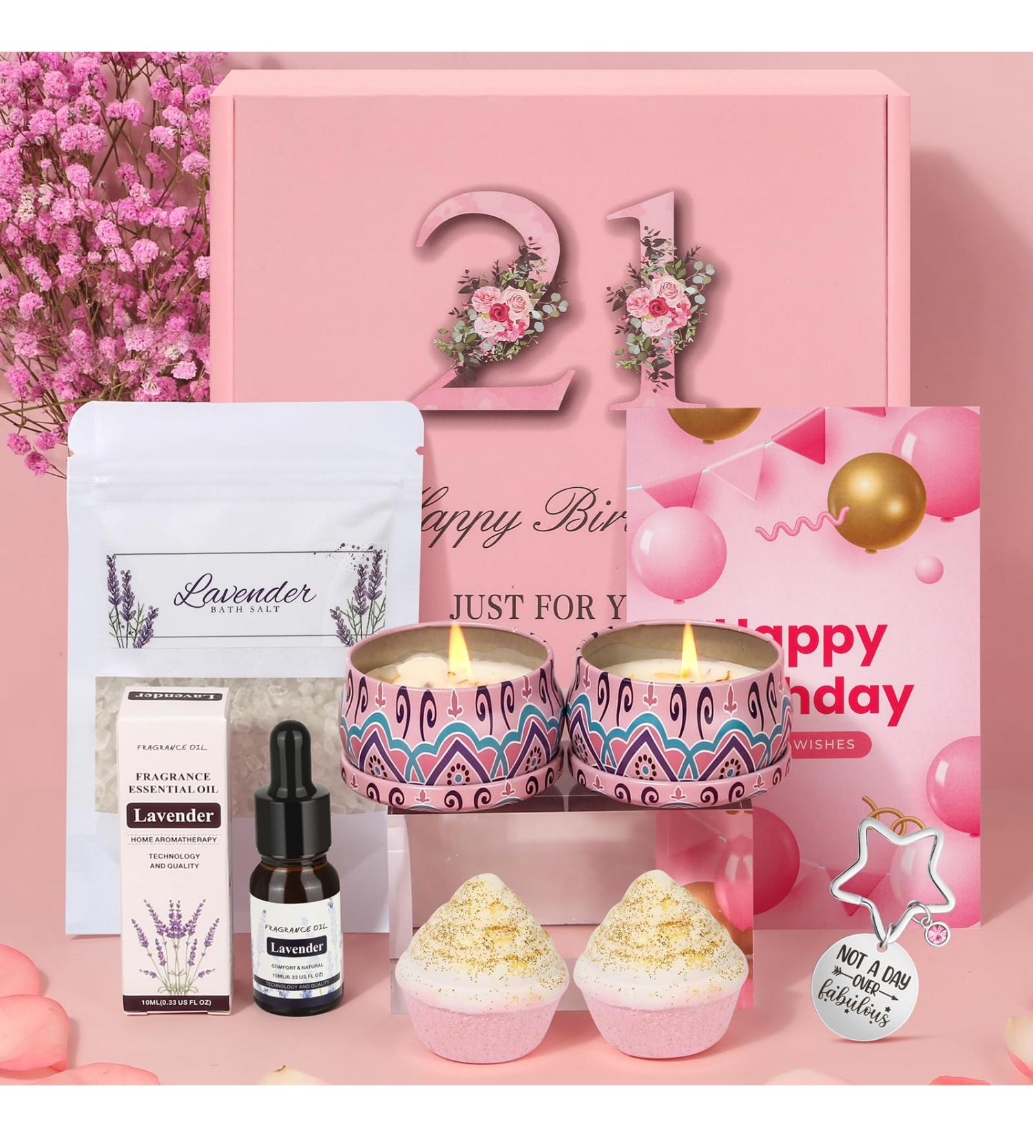 Pamper Birthday Gifts Set - 21st Birthday Relaxation Spa for Her | Self-Care Bath Gift for Sister, Girlfriend, Friend - Ideal Birthday Present for Women - Buy Online on GoSupps.com