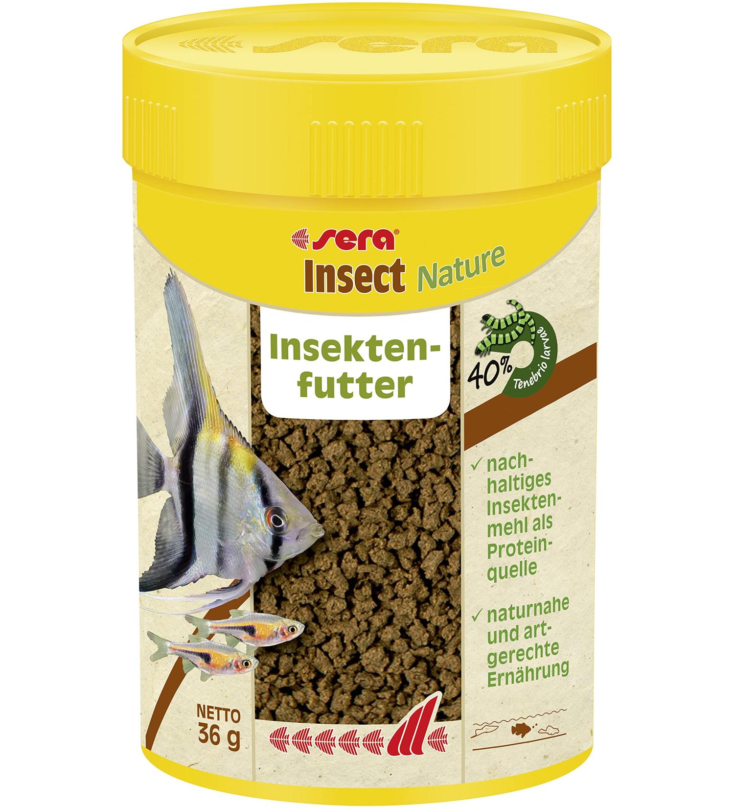 sera Insect Nature 1.5 mm 100 ML 1 Pack (1 x 0.036 kg) - Buy Online on GoSupps.com
