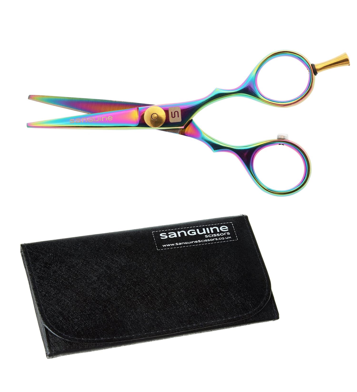 Titanium 4.5 inch Moustache & Beard Trimming Scissors for Men - Grooming Essential - Buy Online on GoSupps.com