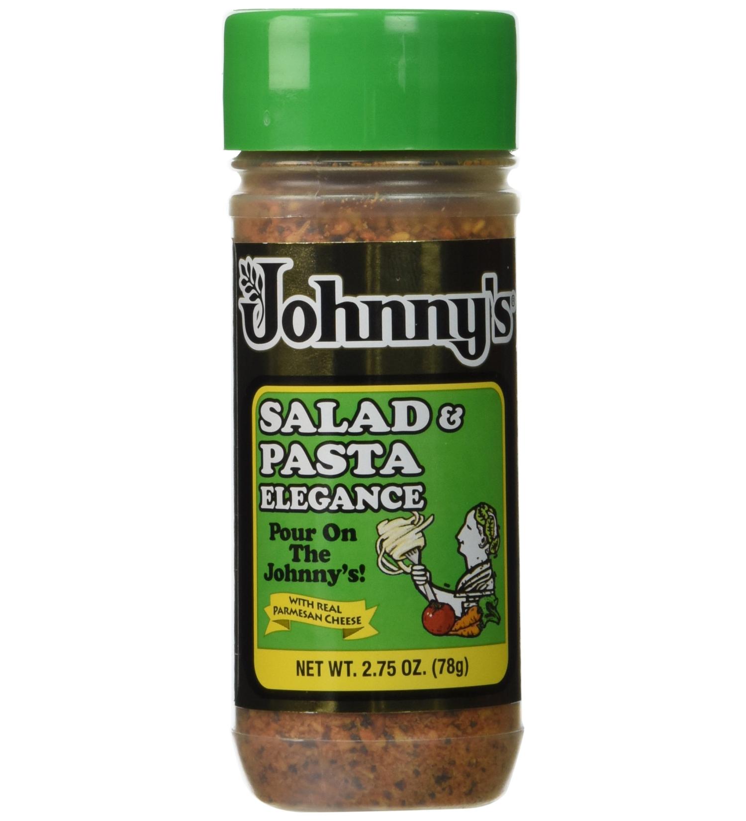 Johnny's Fine Foods Salad & Pasta Elegance 2.75oz Bottles (Pack of 6) - Artisan Seasoning Mix for Gourmet Meals - Buy Online on GoSupps.com