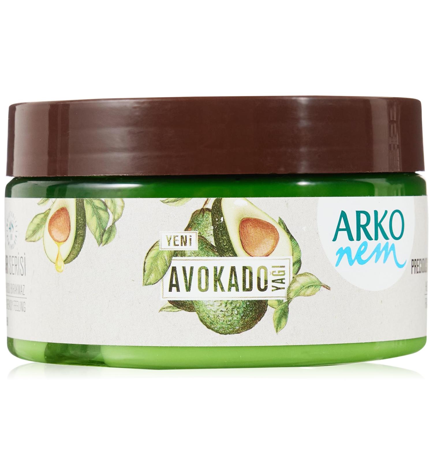 Arko Nem Creme Avocado Oil Cream for Body Face and Hands 250 ml Tin - Buy Online on GoSupps.com