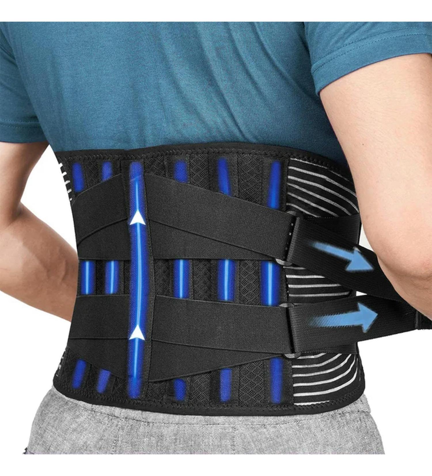 RUNSIBA Back Lumbar Support Belt Medical Waist Orthopedic Brace Posture Men Women Corset Spine Decompression Waist Trainer Pain Relief Back XL - Buy Online on GoSupps.com