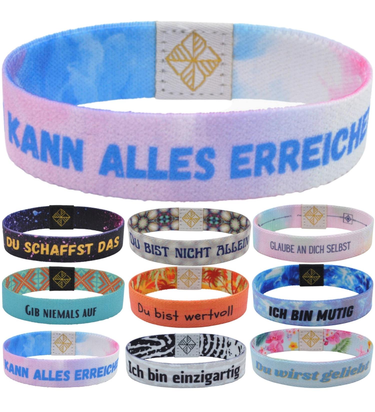Faith Band Motivation Bracelets - Lucky Charm & Friendship Bracelets for Kids Women Men | Energy Bracelets & Souvenirs (IKA17) - Buy Online on GoSupps.com