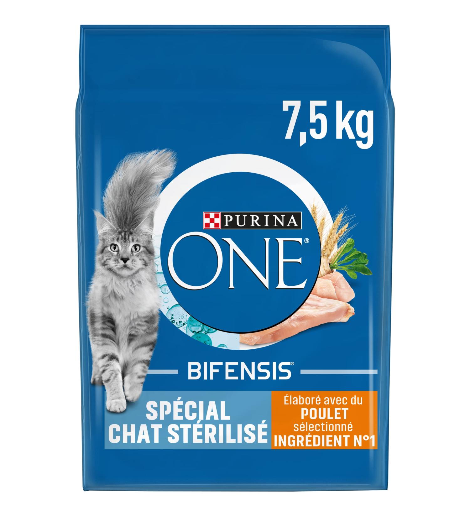 PURINA ONE Bifensis Sterilized Cat Food with Chicken for Adult Cats | 7.5kg Bag (Packaging May Vary) - Buy Online on GoSupps.com