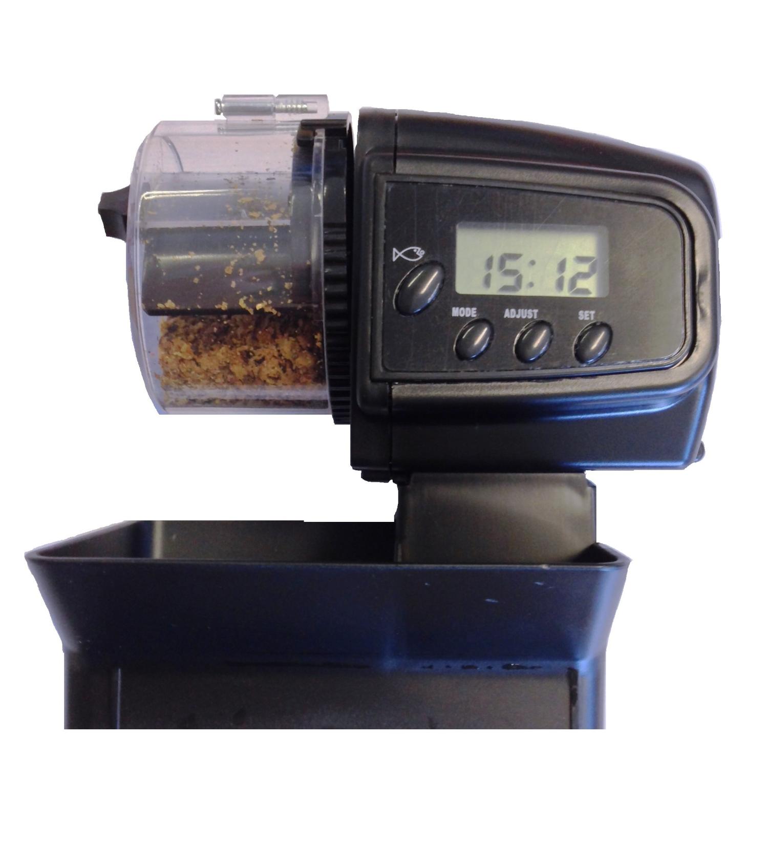 Interpet Insight Aquarium Auto Feeder - Black | Convenient Automatic Fish Feeding Solution - Buy Online on GoSupps.com