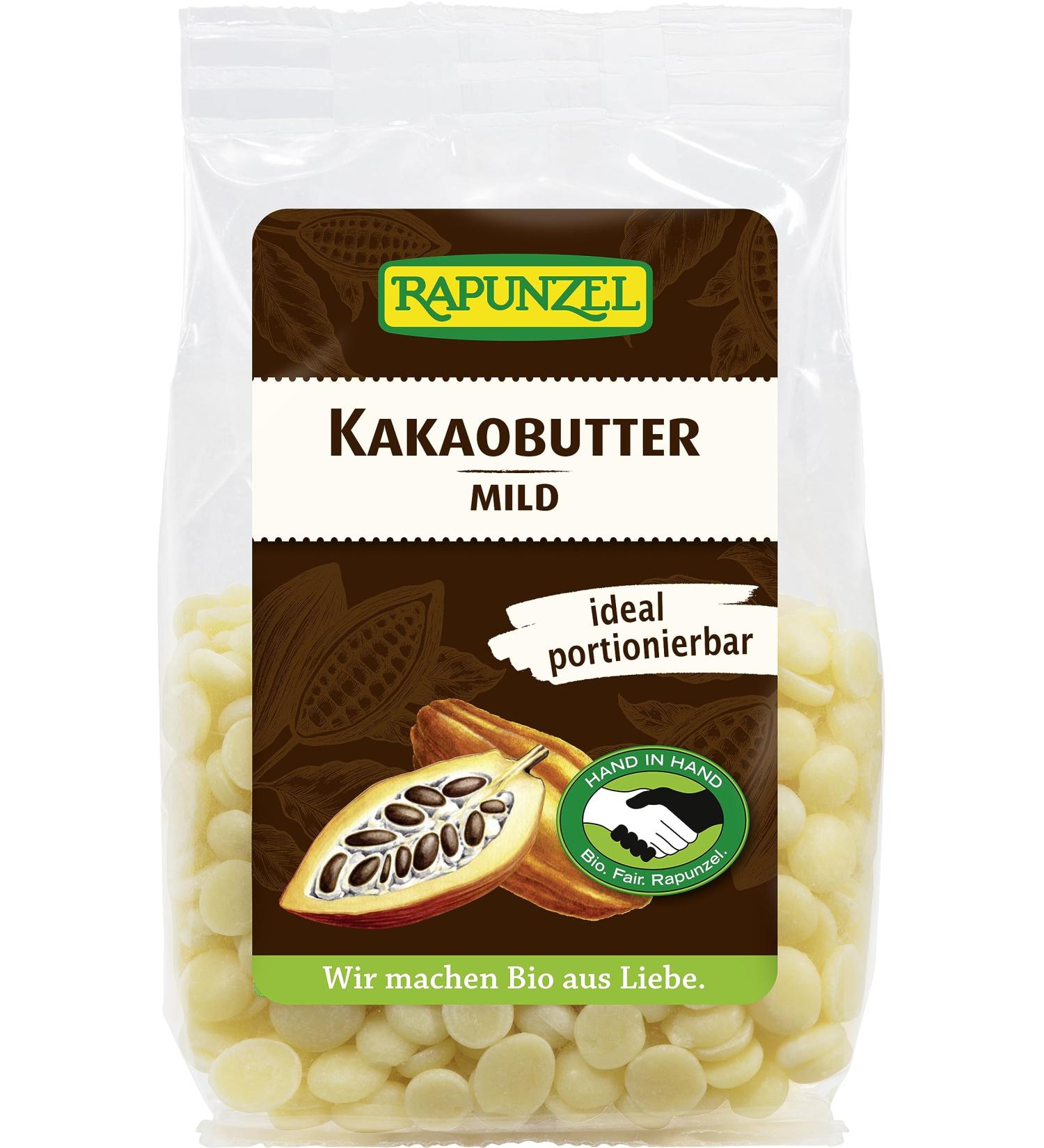 Rapunzel Organic Cocoa Butter mild HIH (6 x 100 gr) 100 g (pack of 6)