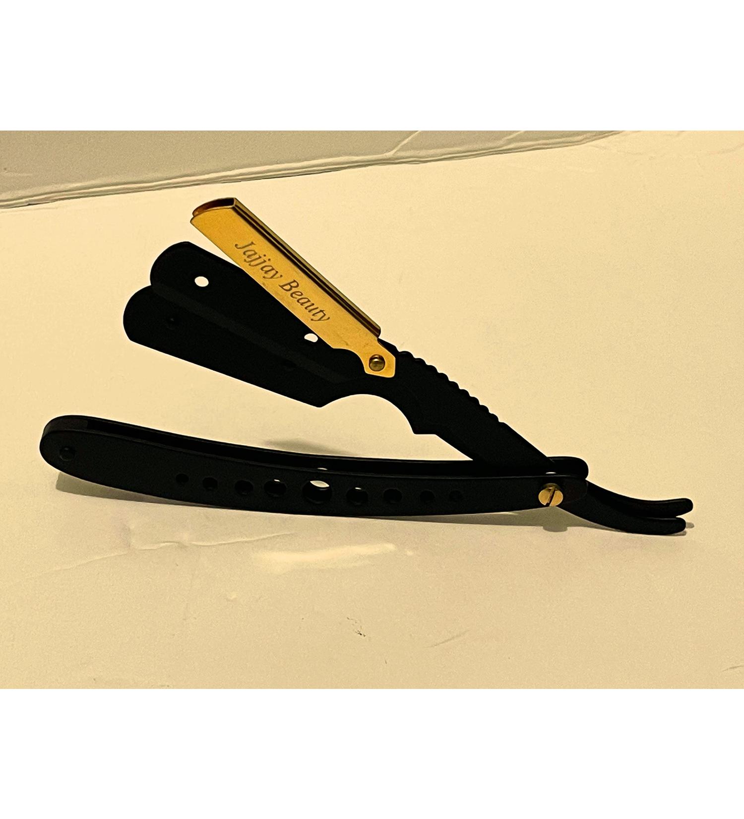 Professional Straight Cut Edge Barber Razor | Folding Shaving Razor for Precision Grooming - Buy Online on GoSupps.com