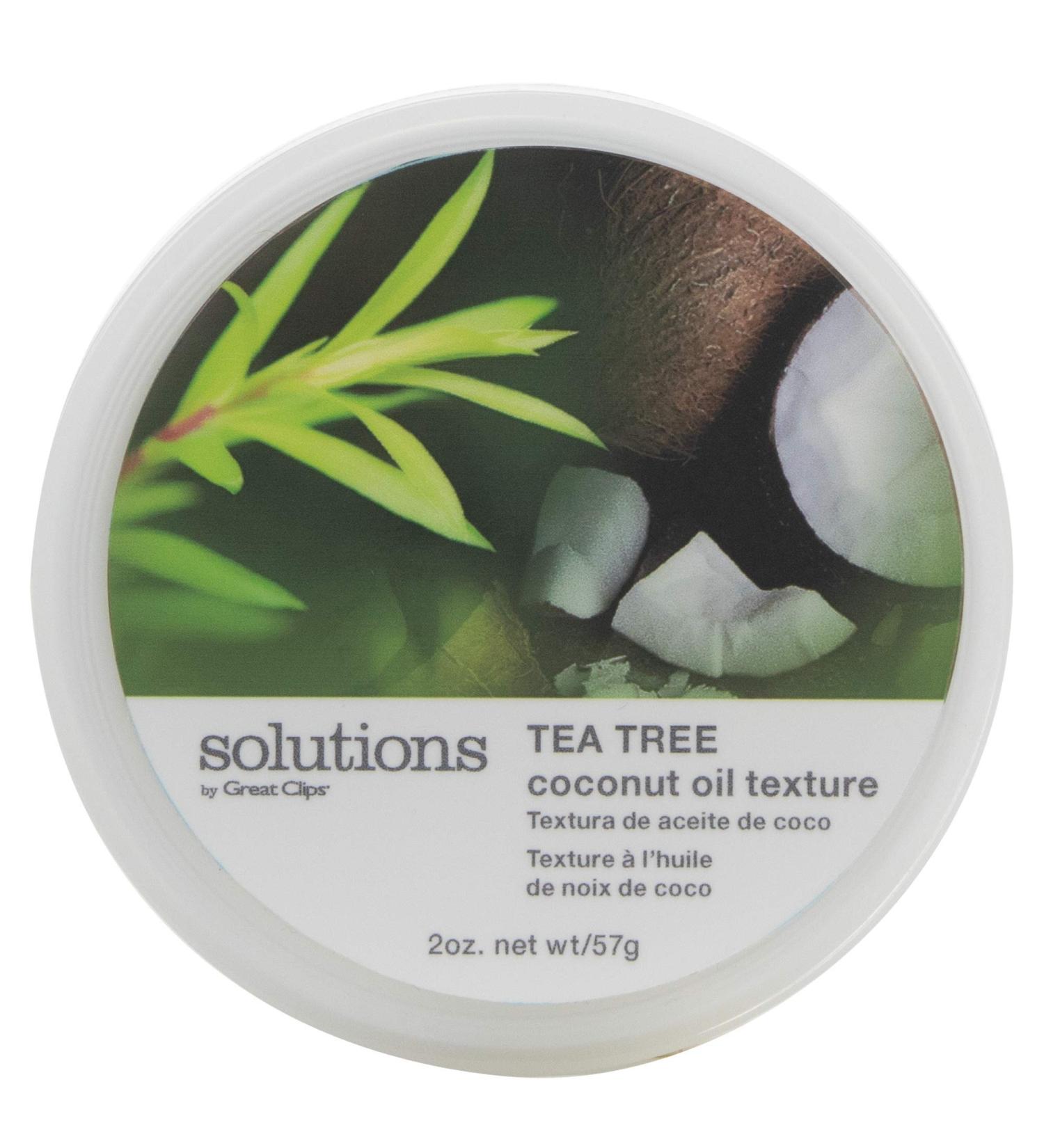 GREAT CLIPS Tea Tree Coconut Oil Texture 2oz | Pliable Hold for Dry & Coarse Hair - Buy Online on GoSupps.com