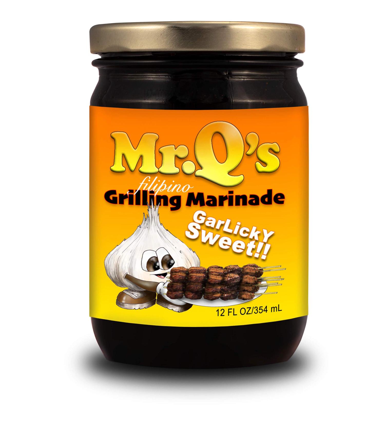 Mr. Q's Filipino Garlicky Sweet Barbecue Marinade 12oz - All Purpose Cooking and Grilling - Buy Online on GoSupps.com