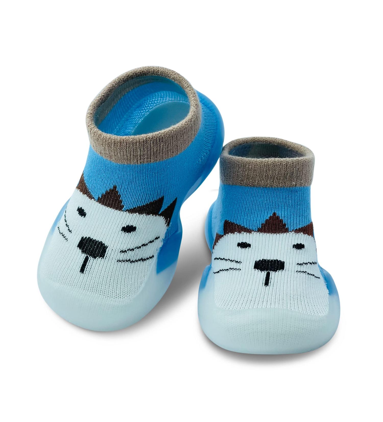 Dookeh Baby Shoes - Soft Sole Sneakers for Boys & Girls | Toddler First Walking Shoes | Infant Sock Shoes 2-3 Years | Blue - Buy Online on GoSupps.com