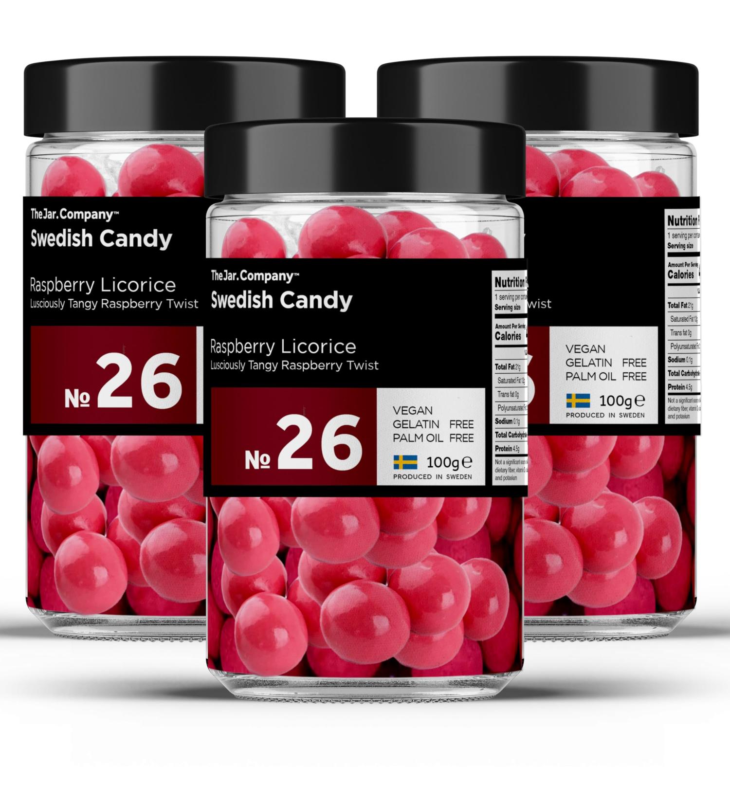 TheJar.Company - Swedish Candy - 26 - Raspberry Licorice