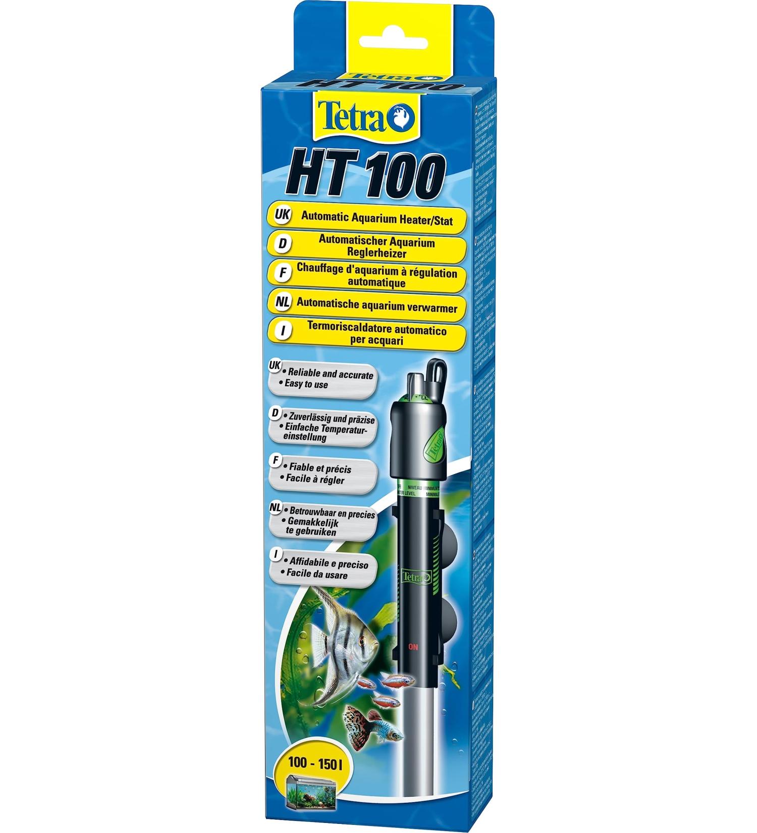 Tetra HT100 Heater for 100-150L Aquariums | Adjustable 100W Temperature Control | Powerful International Shipping - Buy Online on GoSupps.com