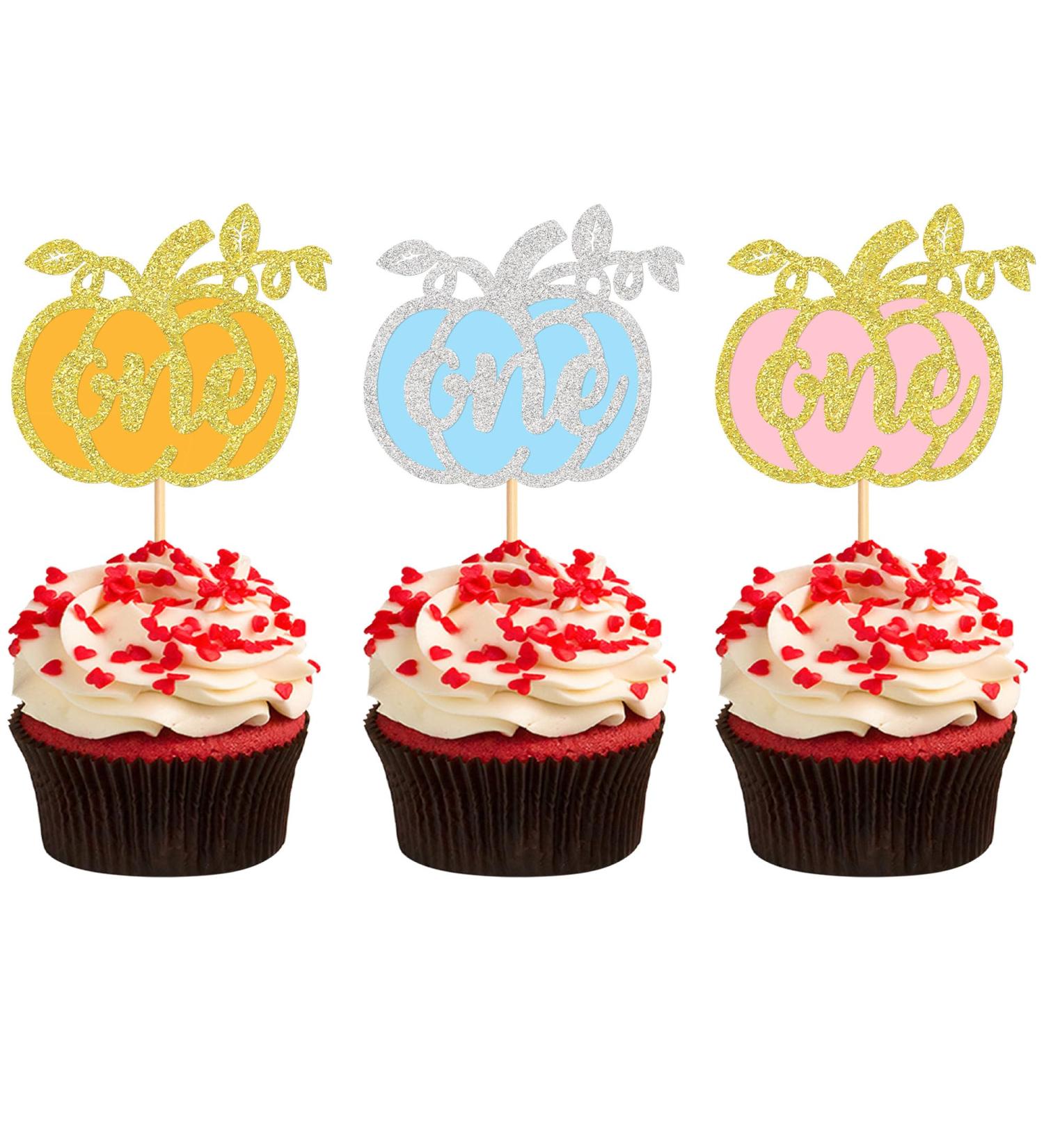Ercadio 24 Pack Pumpkin One Cupcake Toppers Fall Pumpkin One Cupcake Picks Pumpkin 1st Cupcake Decors for Thanksgiving Day Theme Baby Shower Birthday Party Cake Decor Supplies B-pumpkin One - Buy Online on GoSupps.com