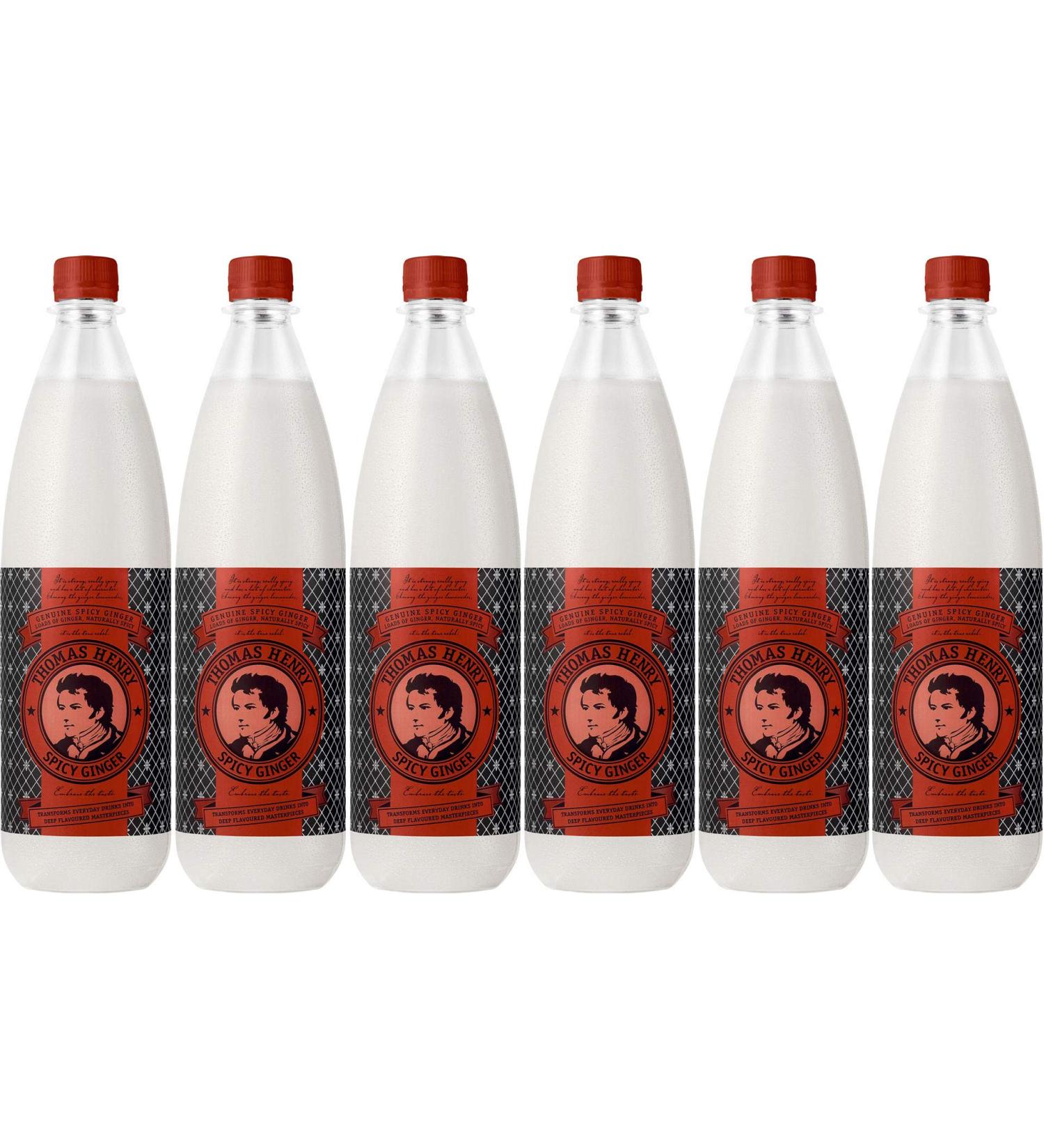 Thomas Henry Thomas Henry Spicy Ginger (6 x 1.0 l) with deposit of 0.90 reusable
